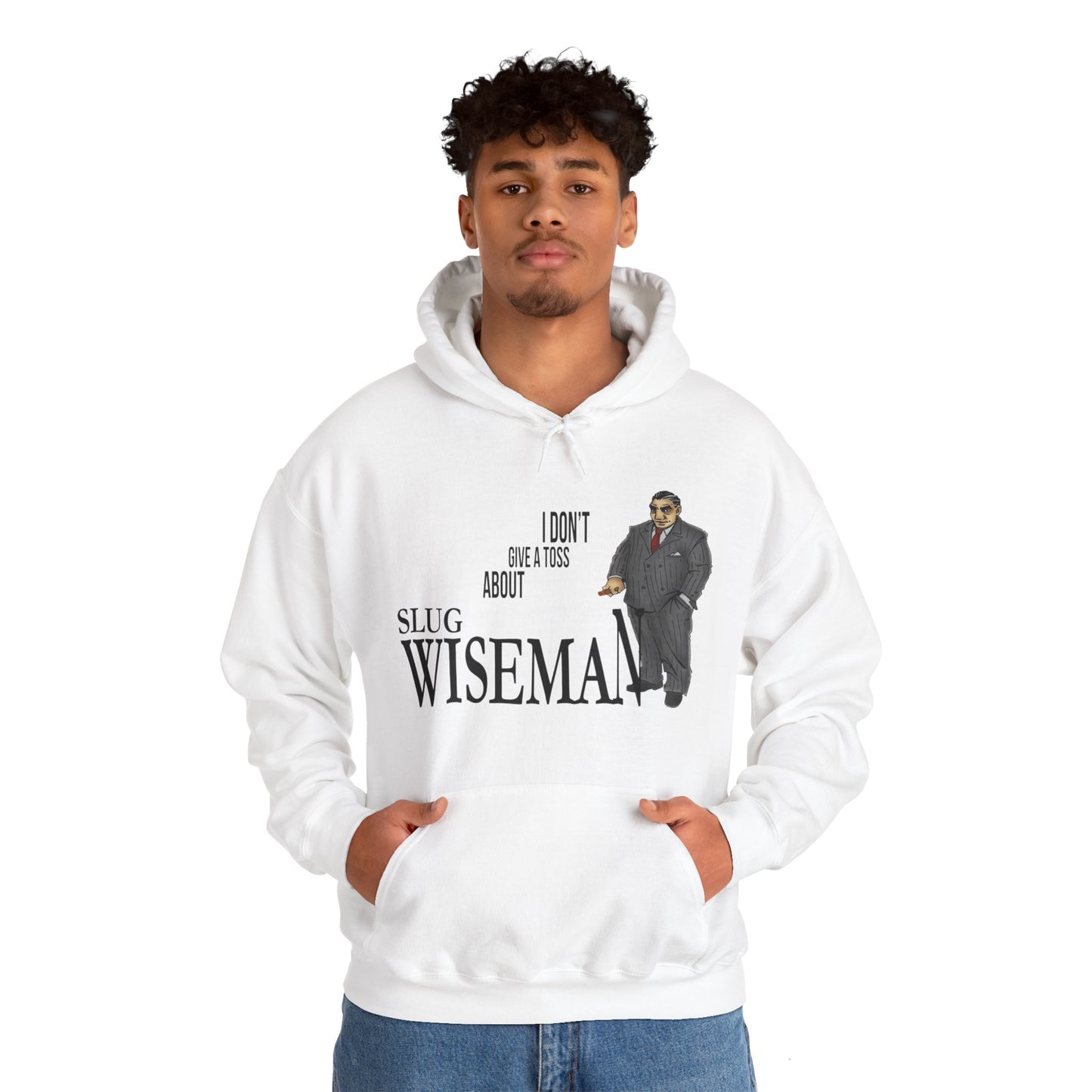 Slug Wiseman - Futsy Marlone's Signature Pose Unisex Hooded Sweatshirt