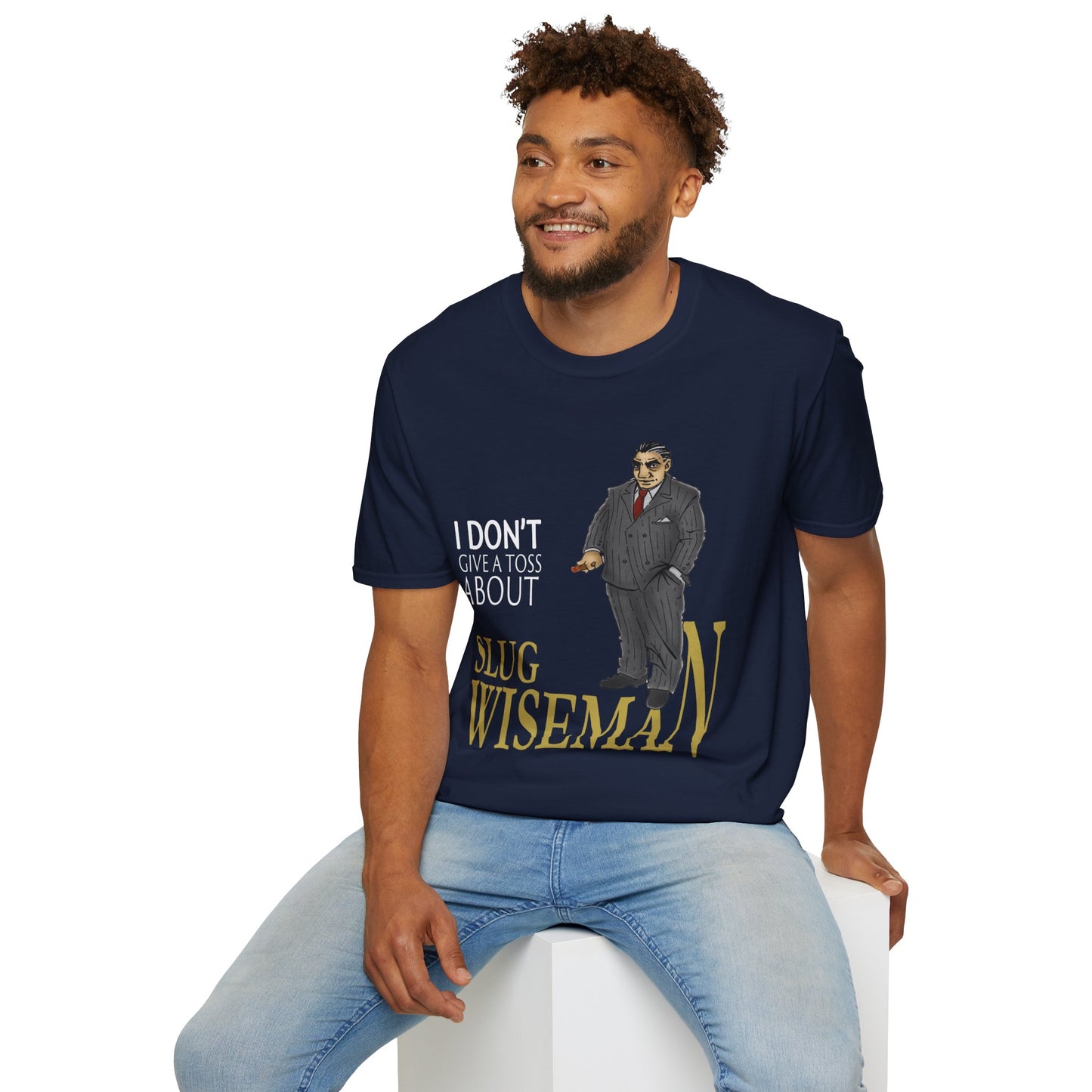 Slug Wiseman - Futsy Marlone's Signature Pose Unisex Softstyle T-Shirt