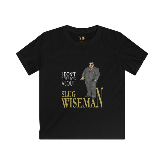 Slug Wiseman - Futsy Marlone's Pose Kids Softstyle Tee