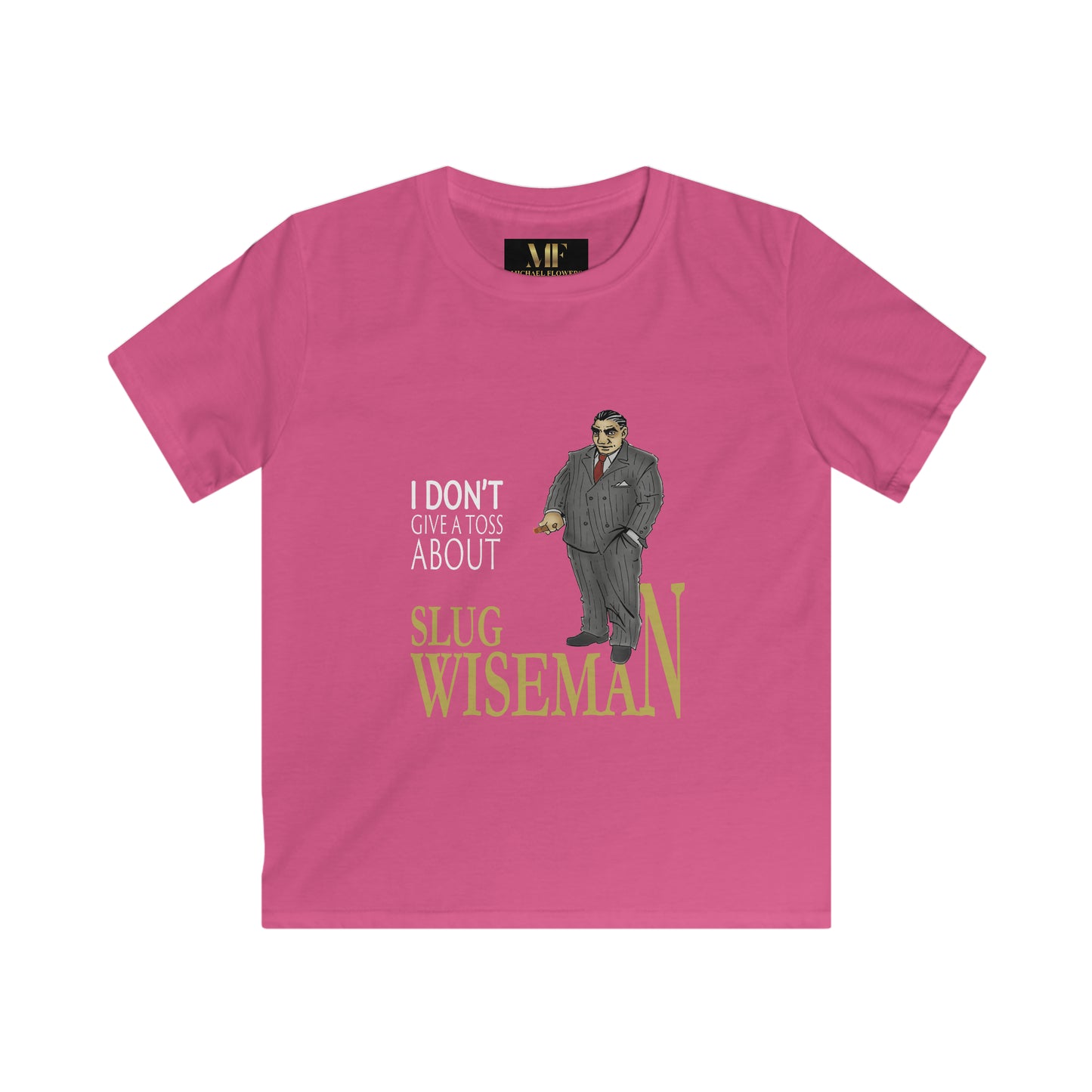 Slug Wiseman - Futsy Marlone's Pose Kids Softstyle Tee