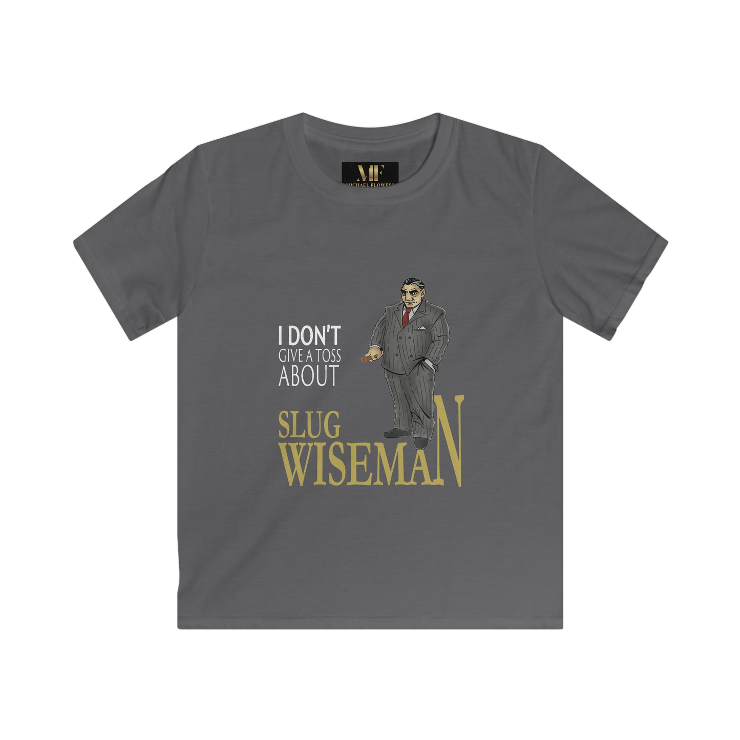 Slug Wiseman - Futsy Marlone's Pose Kids Softstyle Tee