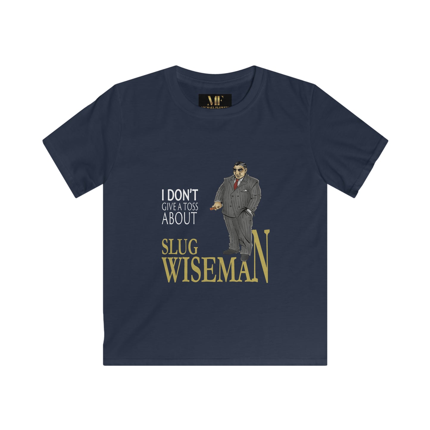 Slug Wiseman - Futsy Marlone's Pose Kids Softstyle Tee