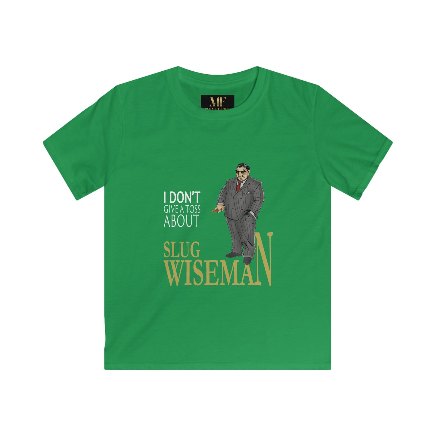 Slug Wiseman - Futsy Marlone's Pose Kids Softstyle Tee