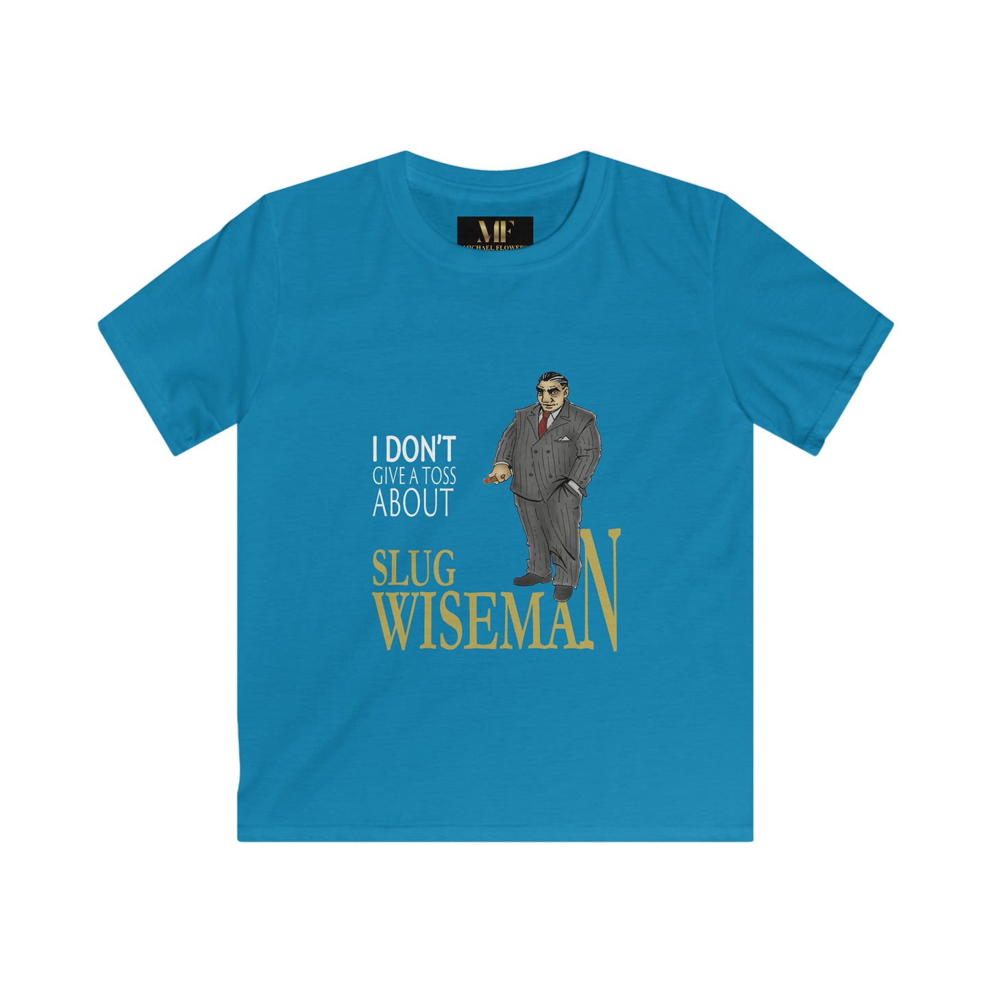 Slug Wiseman - Futsy Marlone's Pose Kids Softstyle Tee