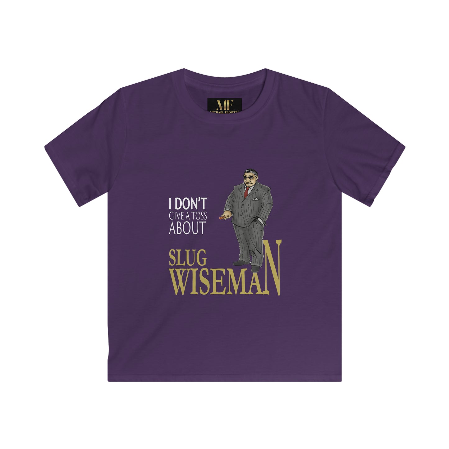 Slug Wiseman - Futsy Marlone's Pose Kids Softstyle Tee