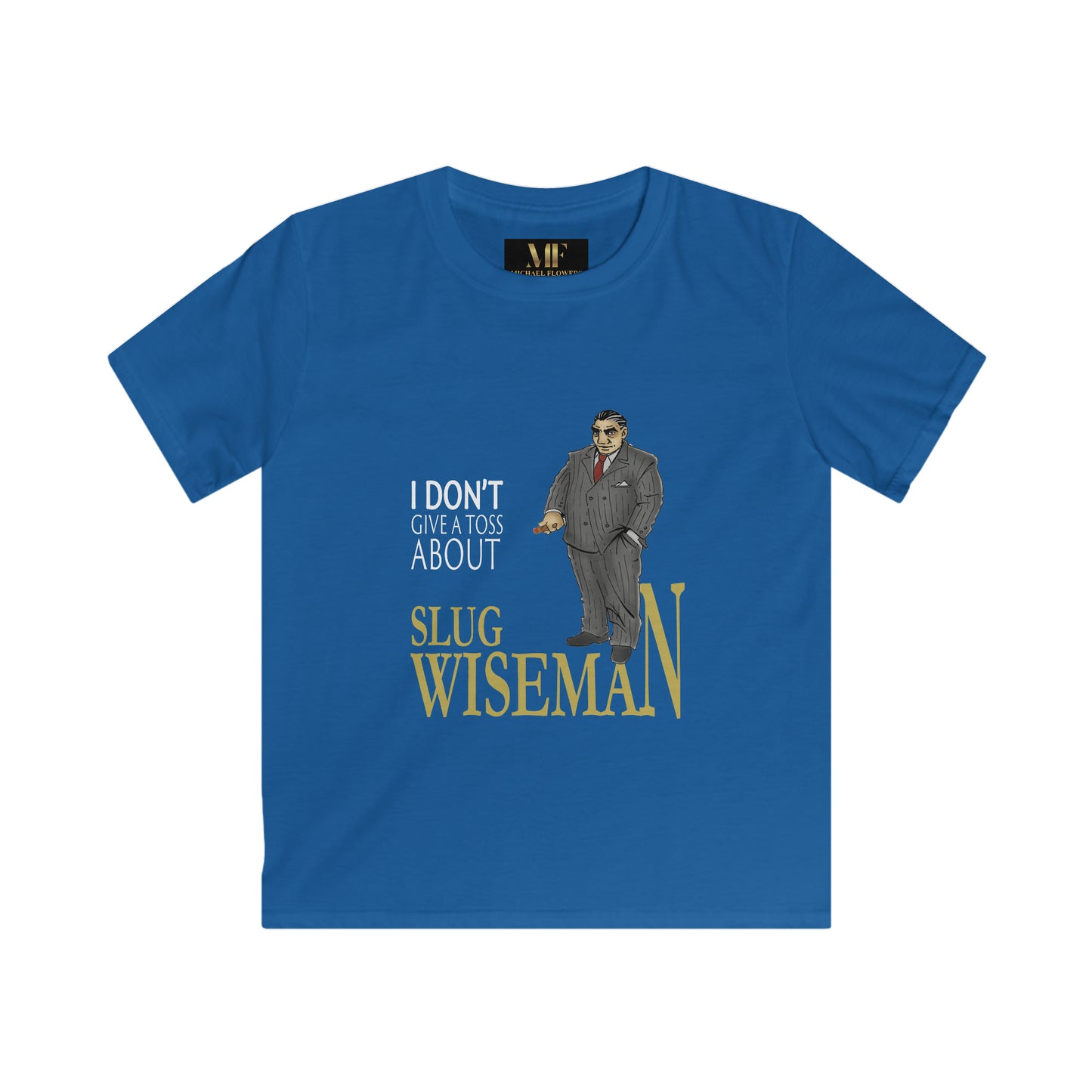 Slug Wiseman - Futsy Marlone's Pose Kids Softstyle Tee