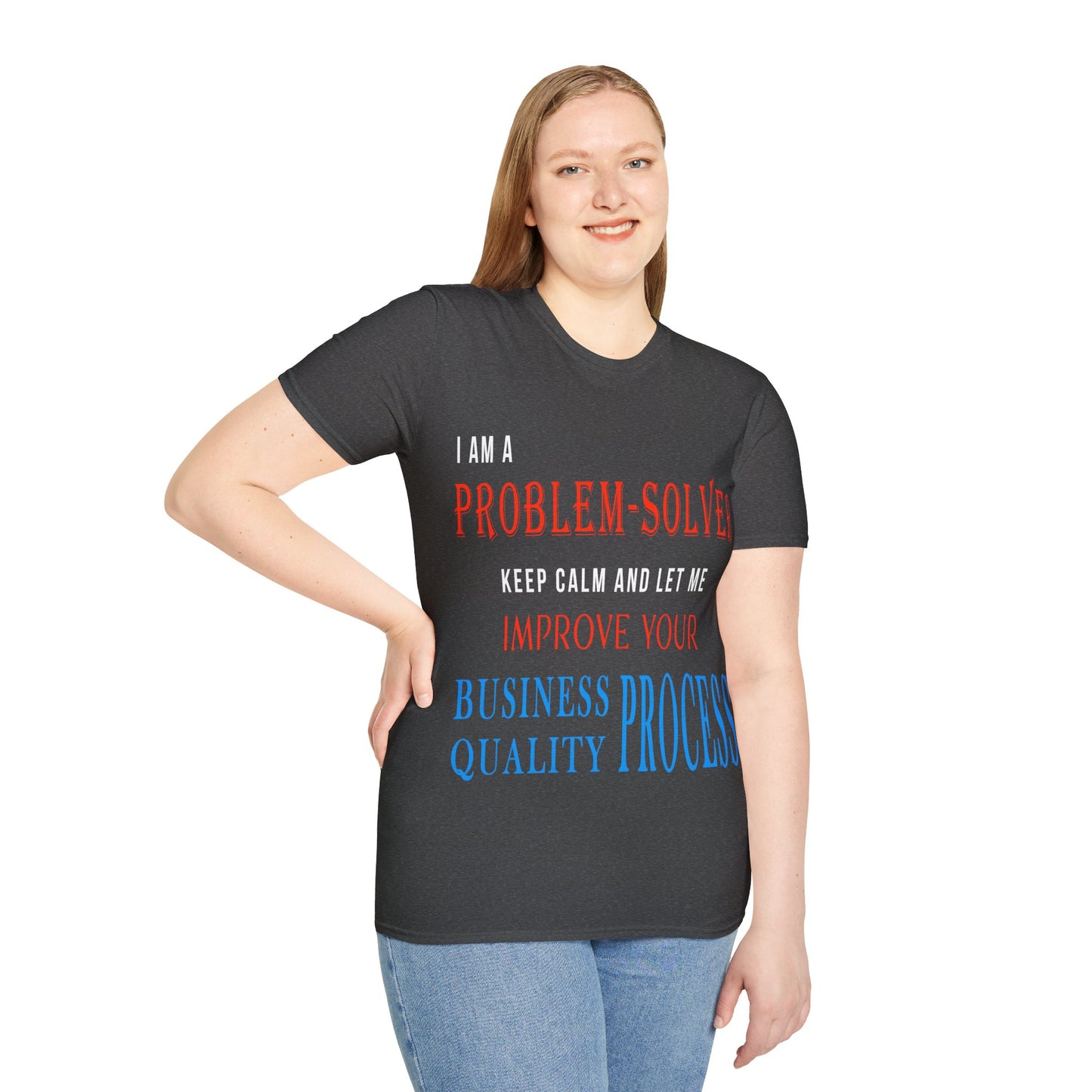Dr. Flowers' Problem-Solver Inspirational Quote Unisex Softstyle T-Shirt