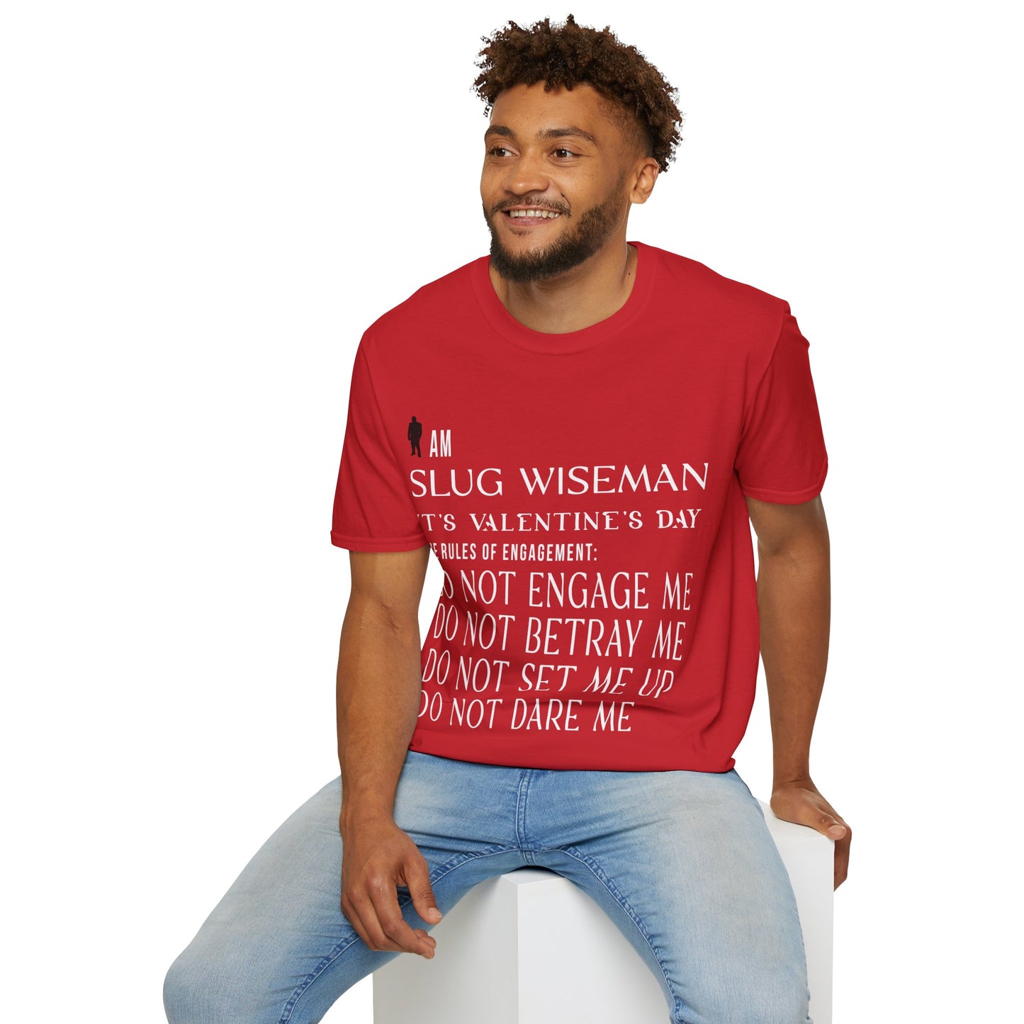 Slug Wiseman Valentine's Day Unisex Softstyle T-Shirt