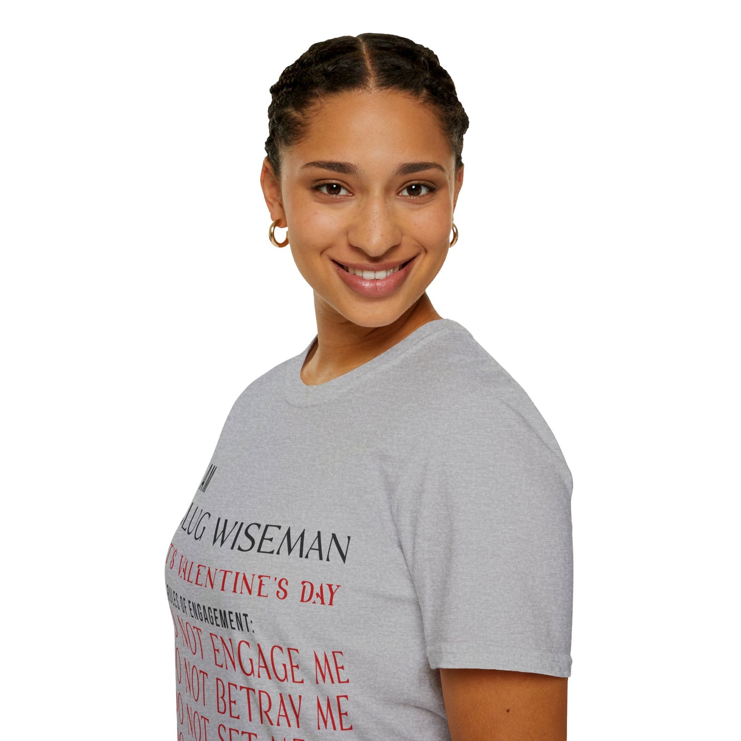 Slug Wiseman Valentine's Day Unisex Softstyle T-Shirt