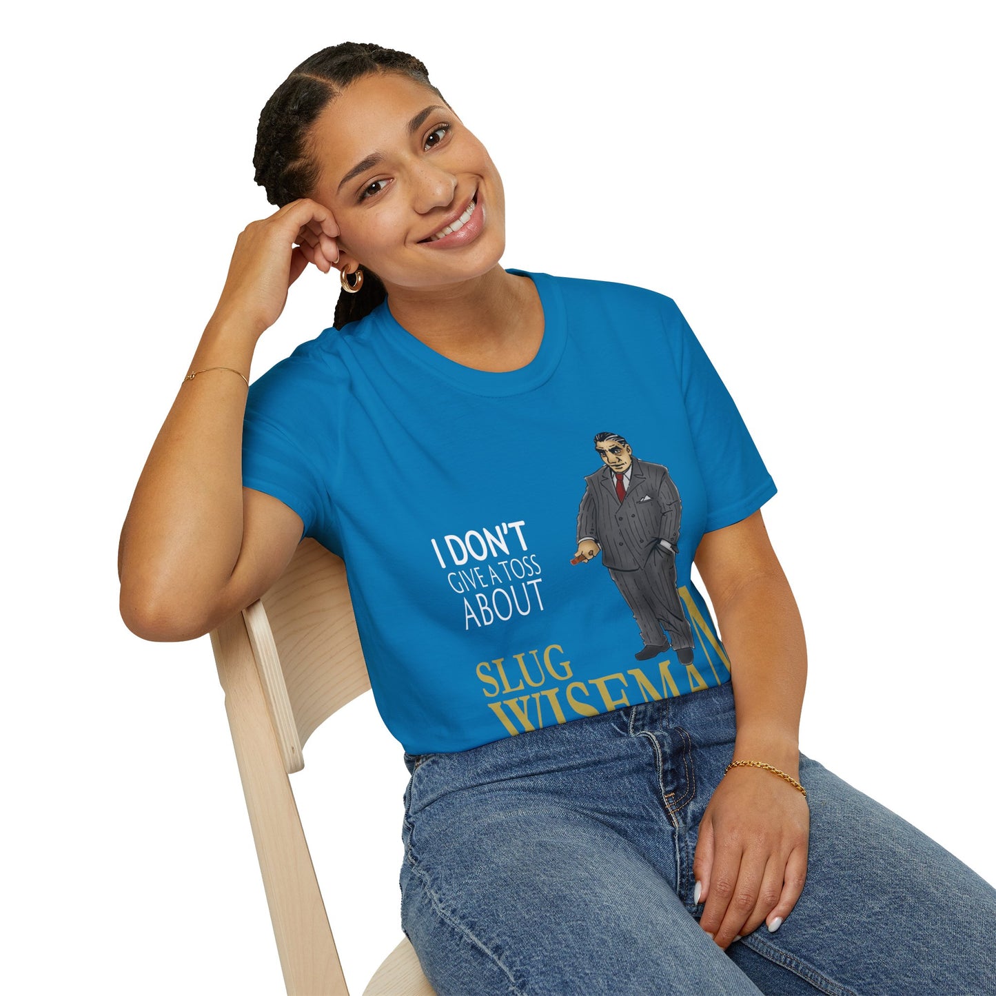 Slug Wiseman - Futsy Marlone's Signature Pose Unisex Softstyle T-Shirt