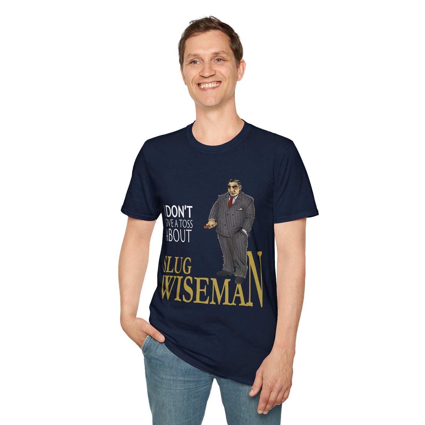 Slug Wiseman - Futsy Marlone's Signature Pose Unisex Softstyle T-Shirt