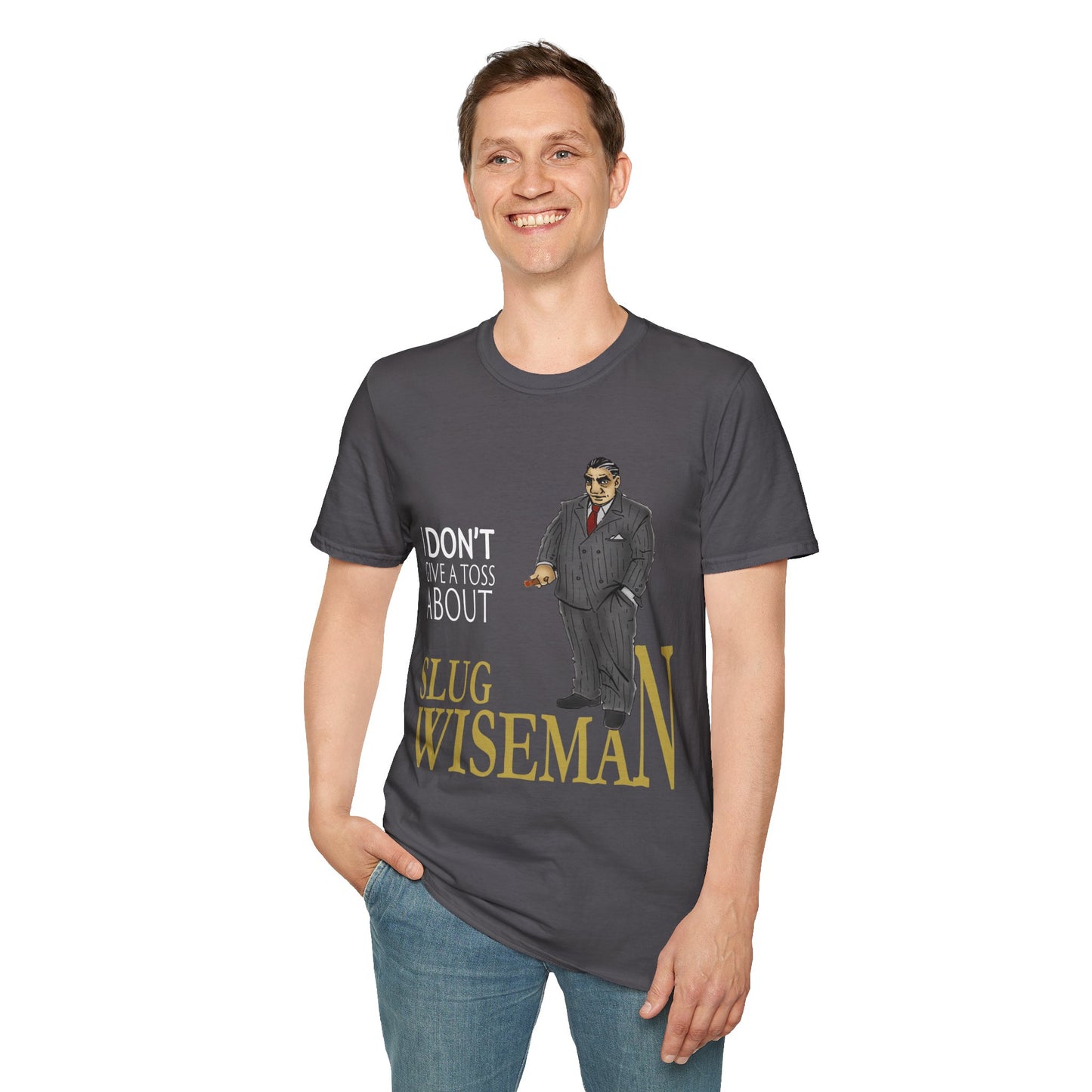 Slug Wiseman - Futsy Marlone's Signature Pose Unisex Softstyle T-Shirt