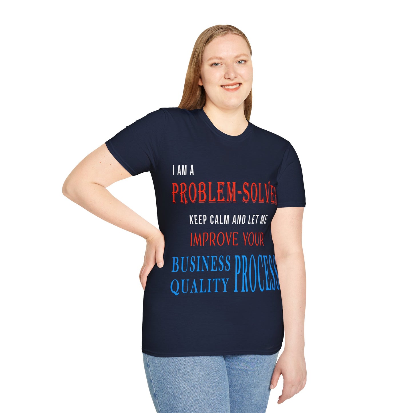 Dr. Flowers' Problem-Solver Inspirational Quote Unisex Softstyle T-Shirt