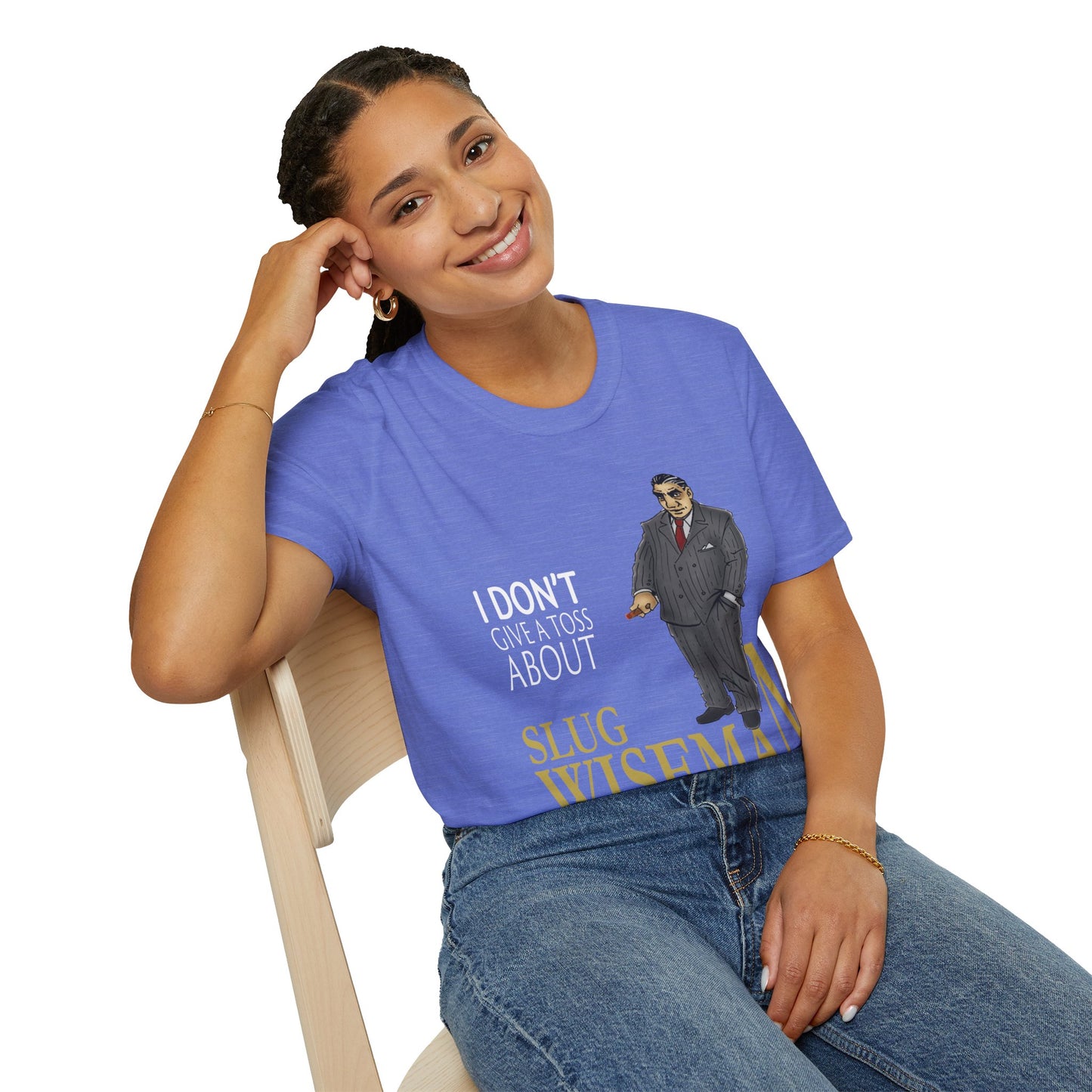 Slug Wiseman - Futsy Marlone's Signature Pose Unisex Softstyle T-Shirt