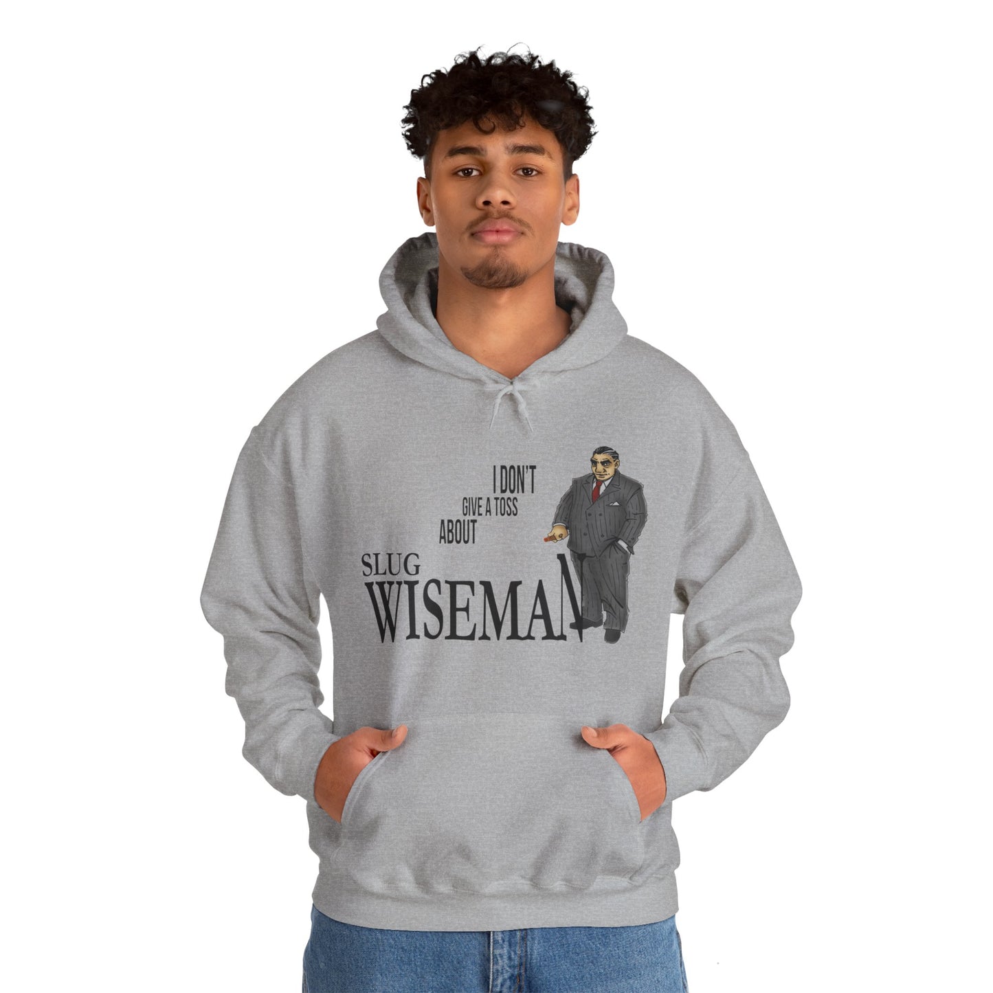 Slug Wiseman - Futsy Marlone's Signature Pose Unisex Hooded Sweatshirt