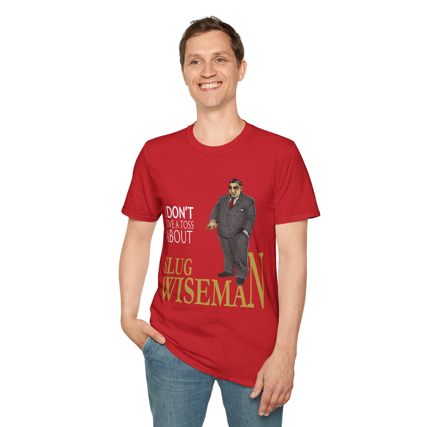 Slug Wiseman - Futsy Marlone's Signature Pose Unisex Softstyle T-Shirt