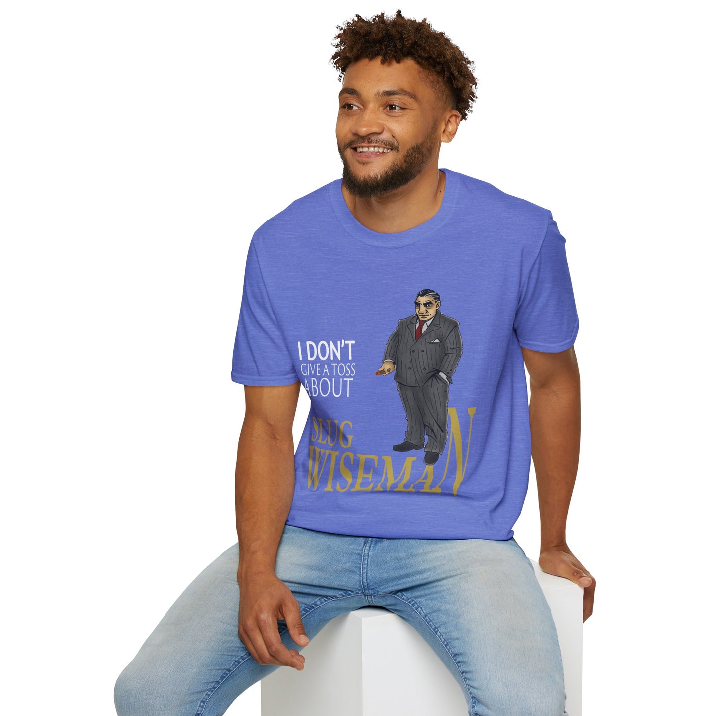 Slug Wiseman - Futsy Marlone's Signature Pose Unisex Softstyle T-Shirt