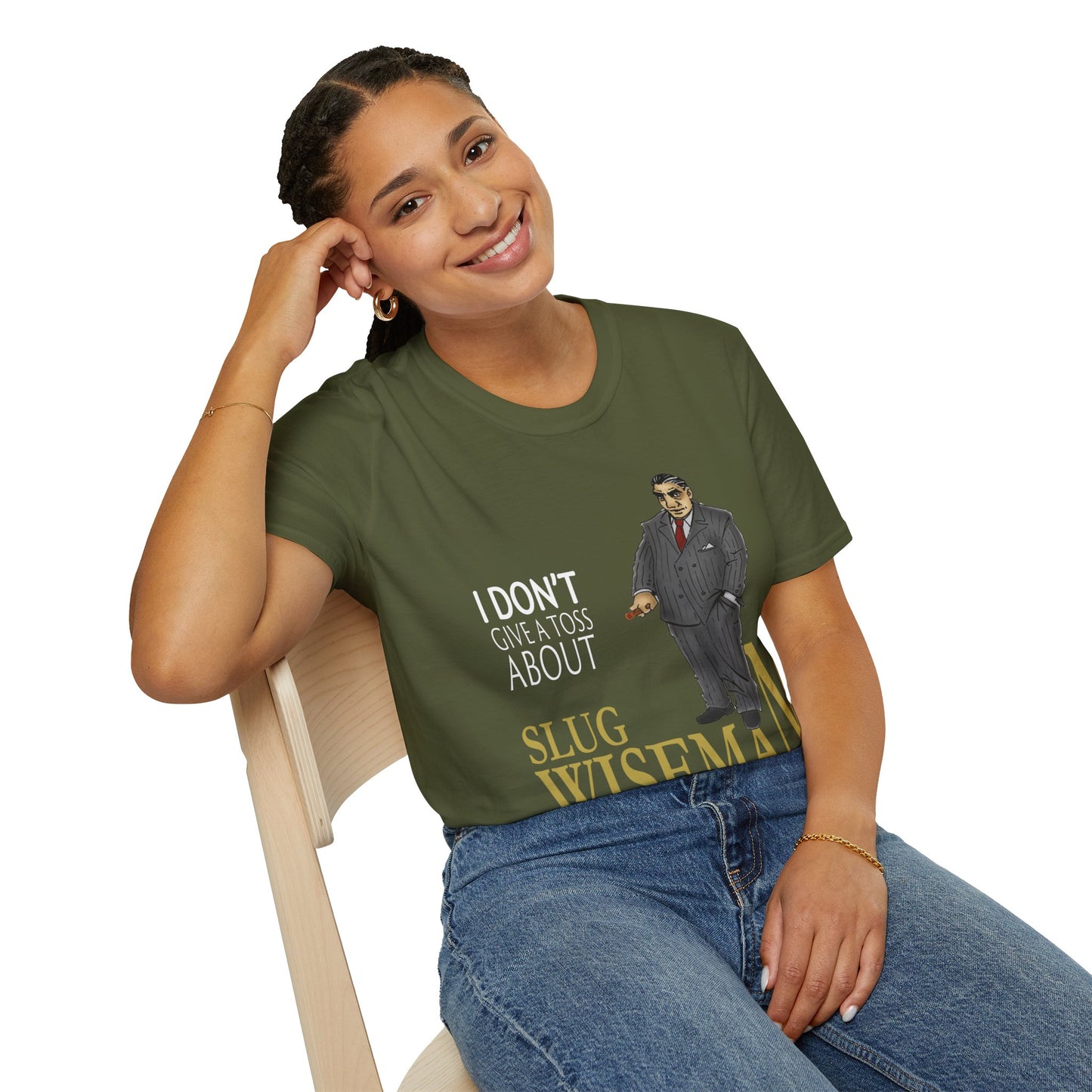 Slug Wiseman - Futsy Marlone's Signature Pose Unisex Softstyle T-Shirt