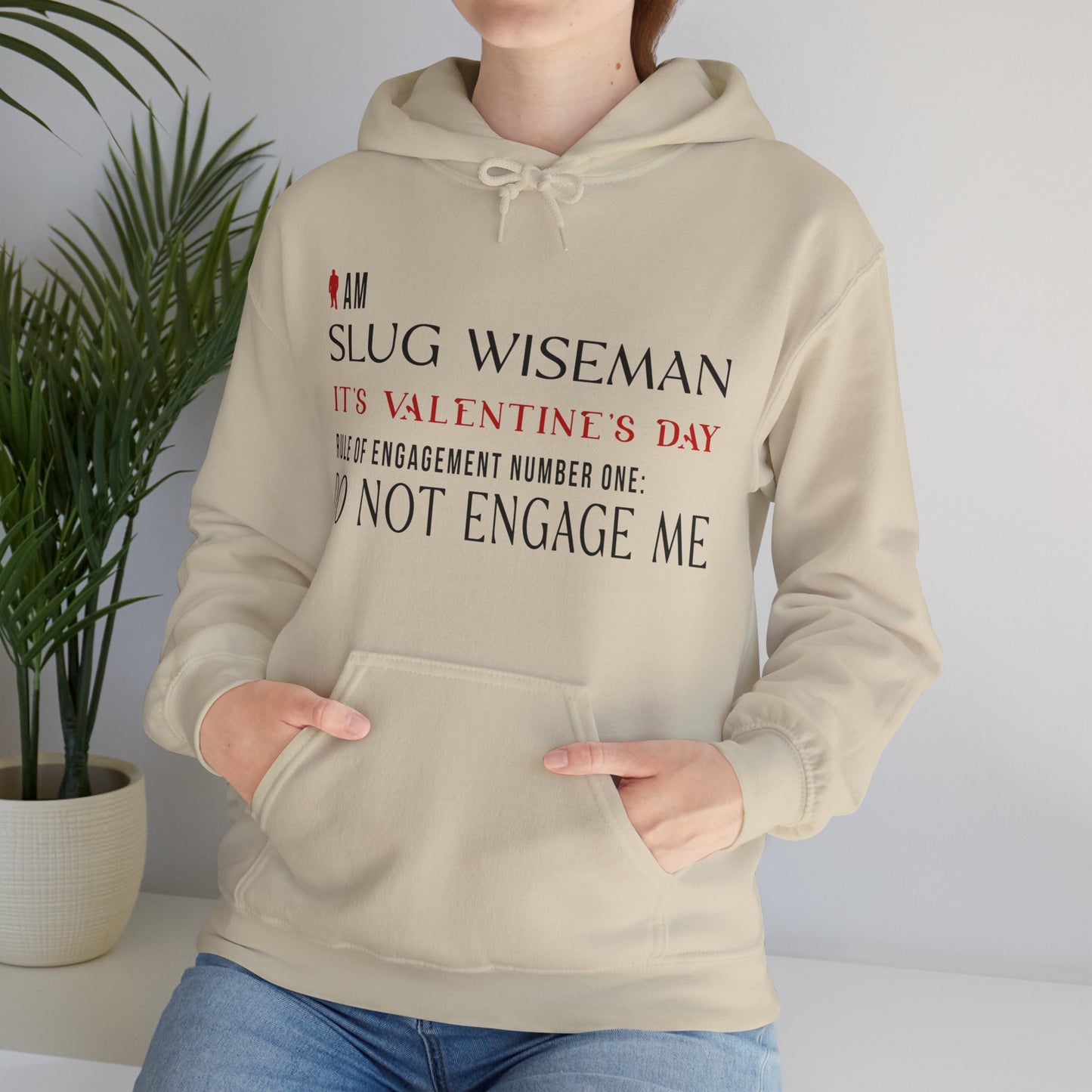 Slug Wiseman Unisex Hooded Sweatshirt