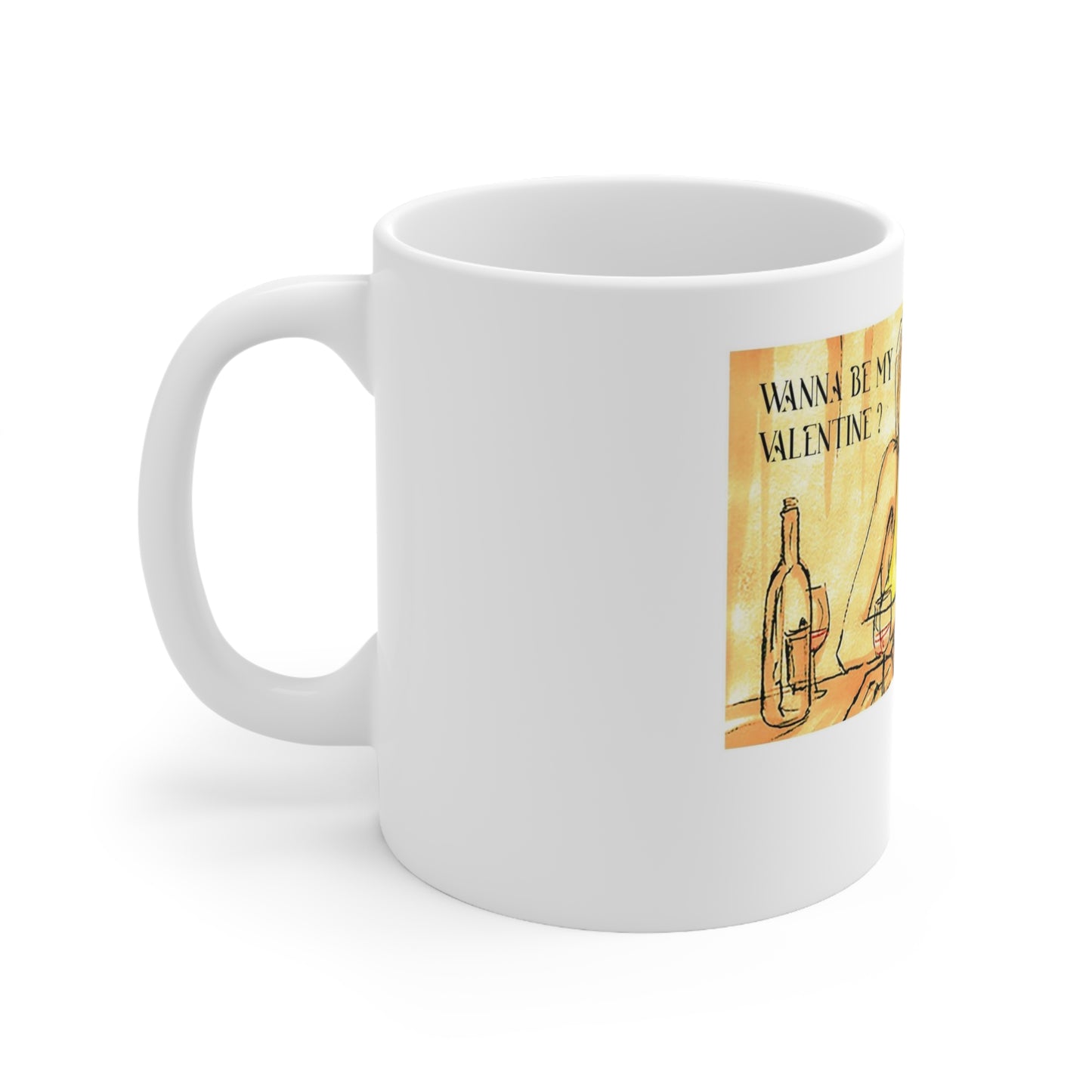 Slug Wiseman Valentine's Day Ceramic Mug
