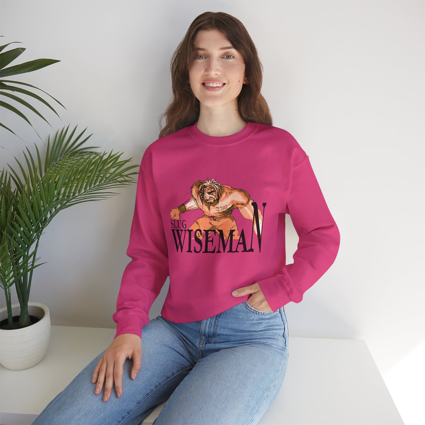 Slug Wiseman Unisex Crewneck Sweatshirt