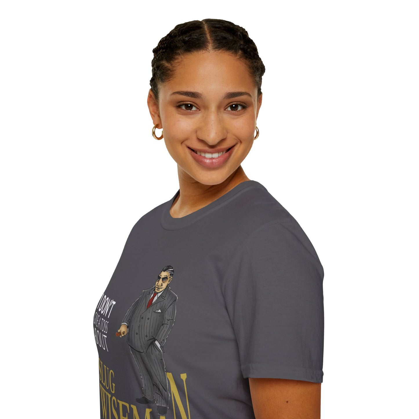 Slug Wiseman - Futsy Marlone's Signature Pose Unisex Softstyle T-Shirt