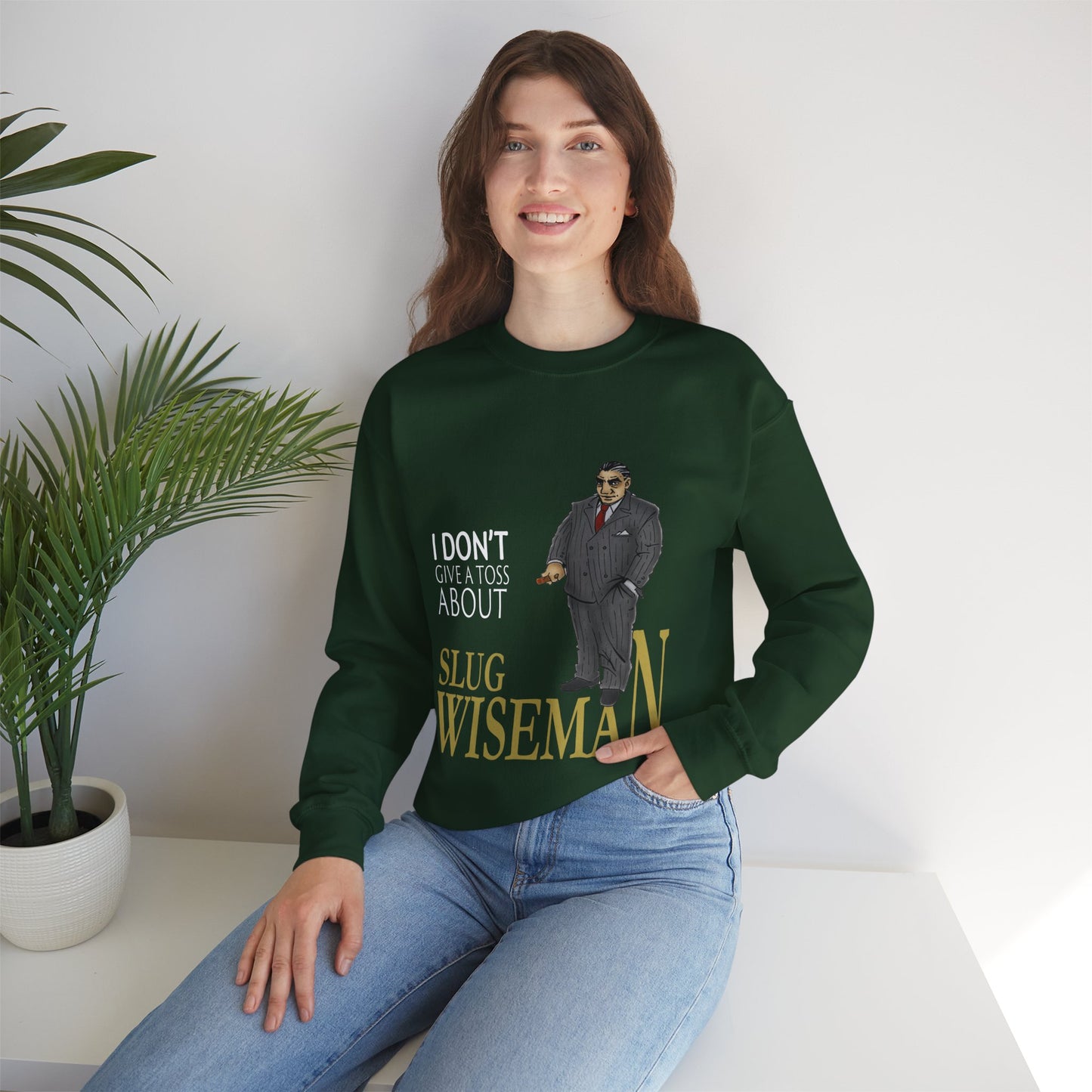Slug Wiseman - Futsy Marlone's Signature Pose Unisex Crewneck Sweatshirt