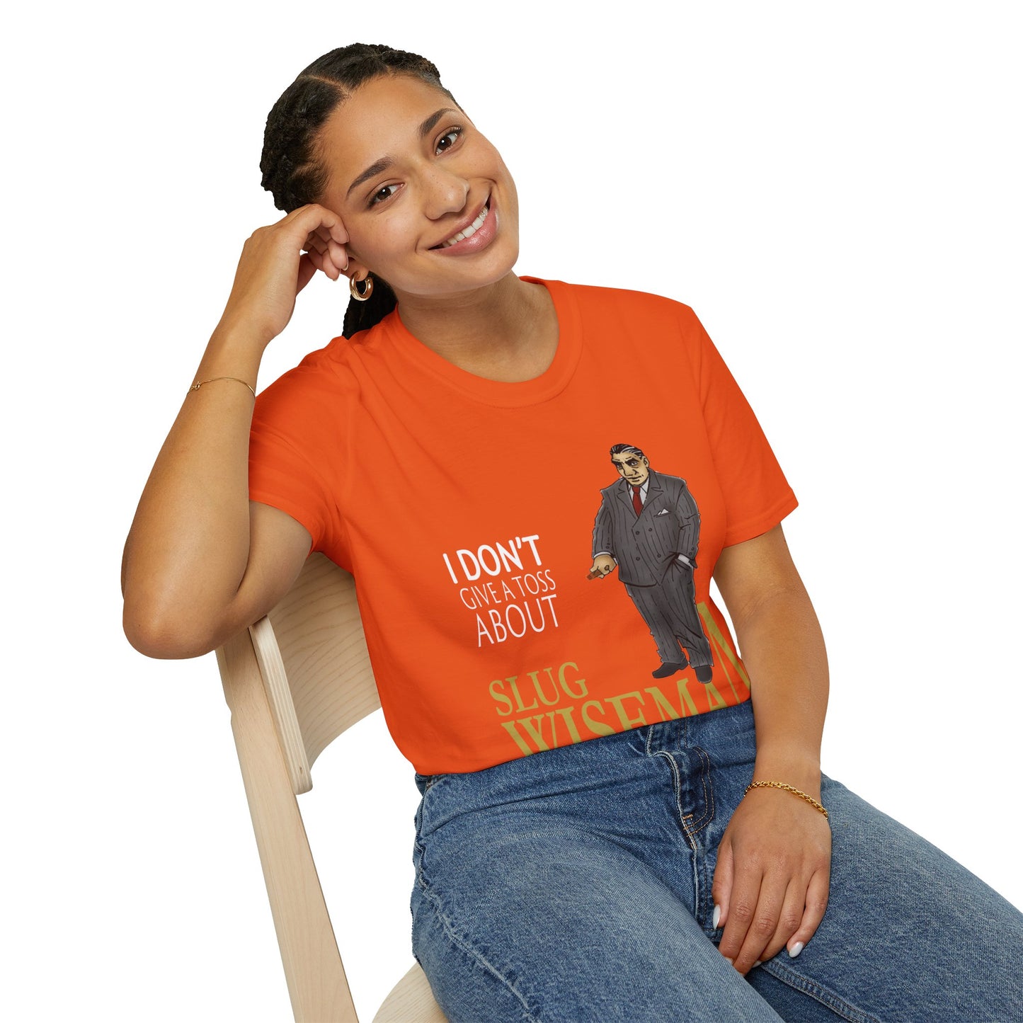 Slug Wiseman - Futsy Marlone's Signature Pose Unisex Softstyle T-Shirt