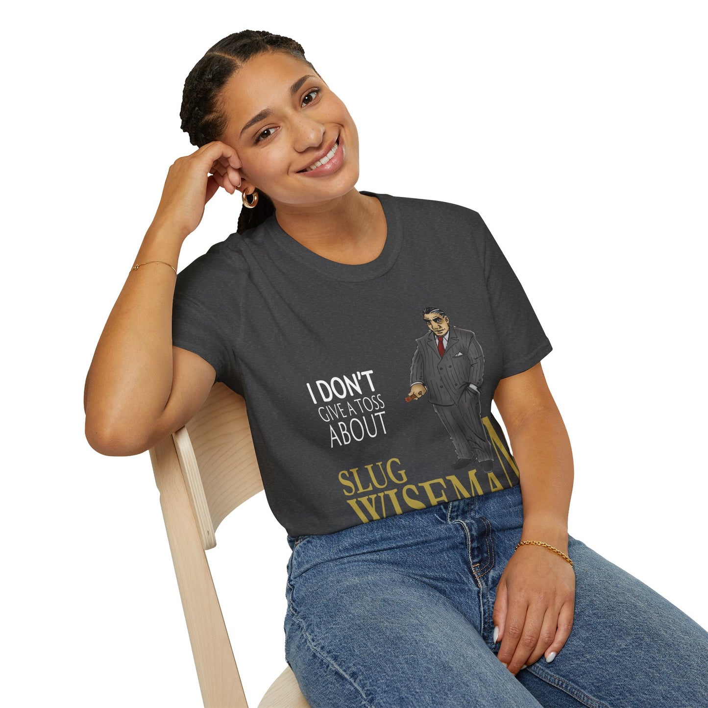 Slug Wiseman - Futsy Marlone's Signature Pose Unisex Softstyle T-Shirt