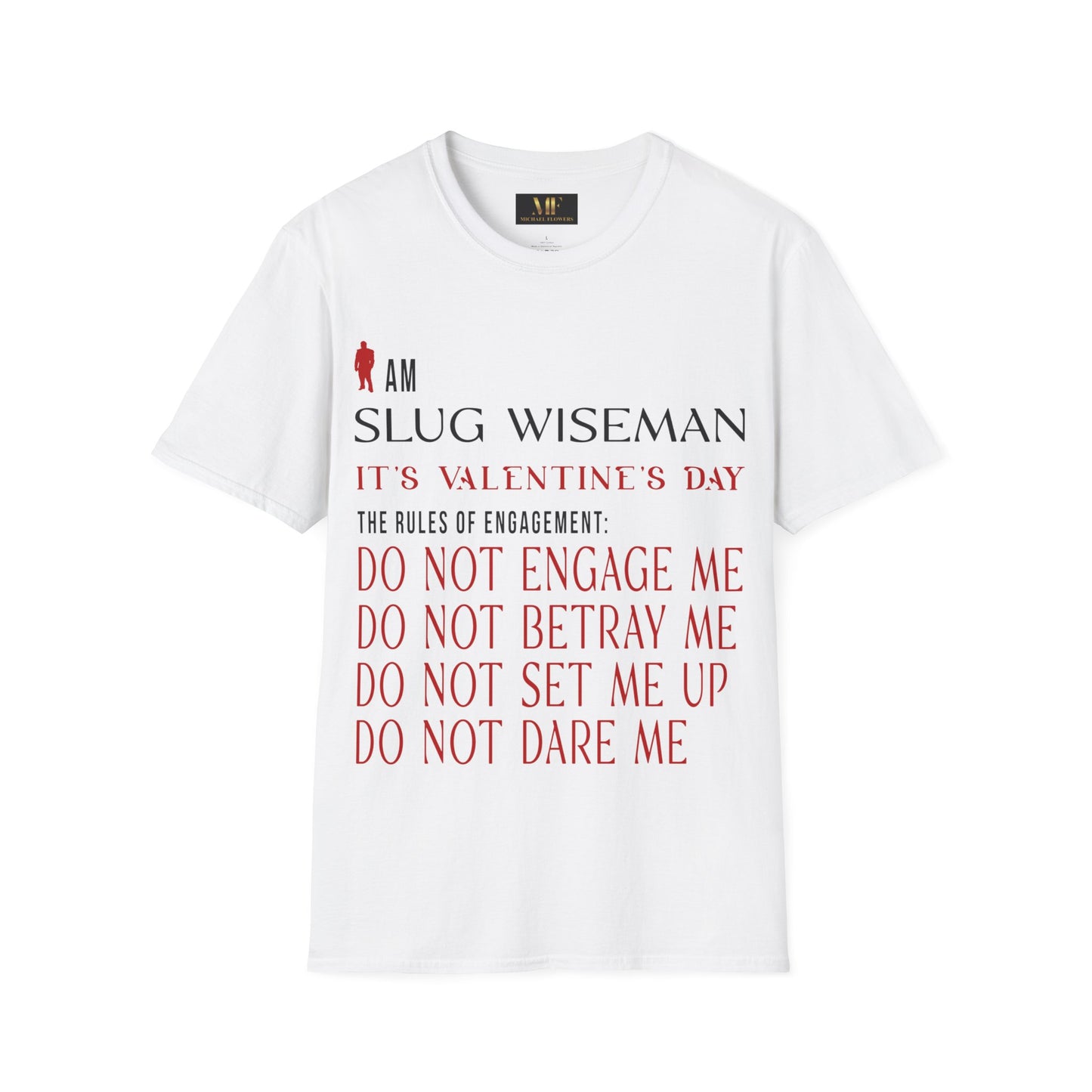 Slug Wiseman Valentine's Day Unisex Softstyle T-Shirt