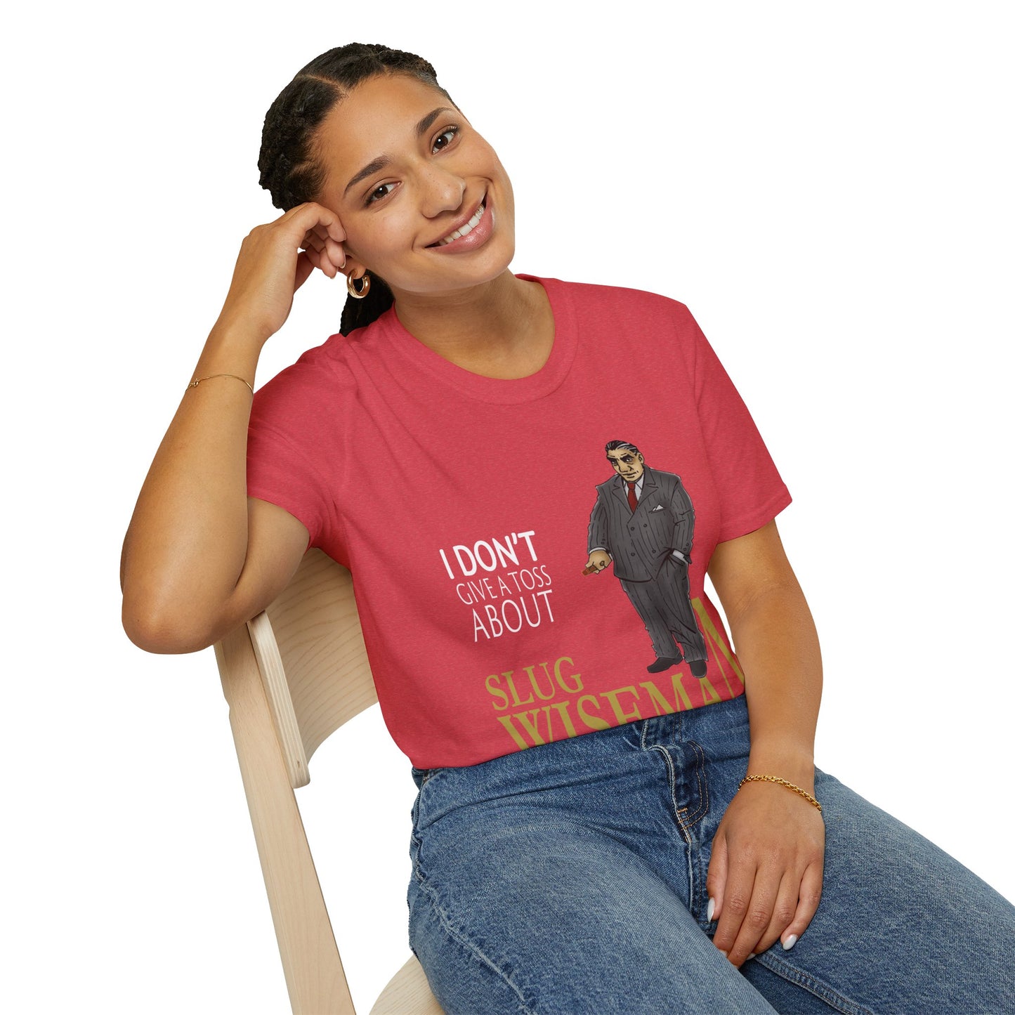 Slug Wiseman - Futsy Marlone's Signature Pose Unisex Softstyle T-Shirt