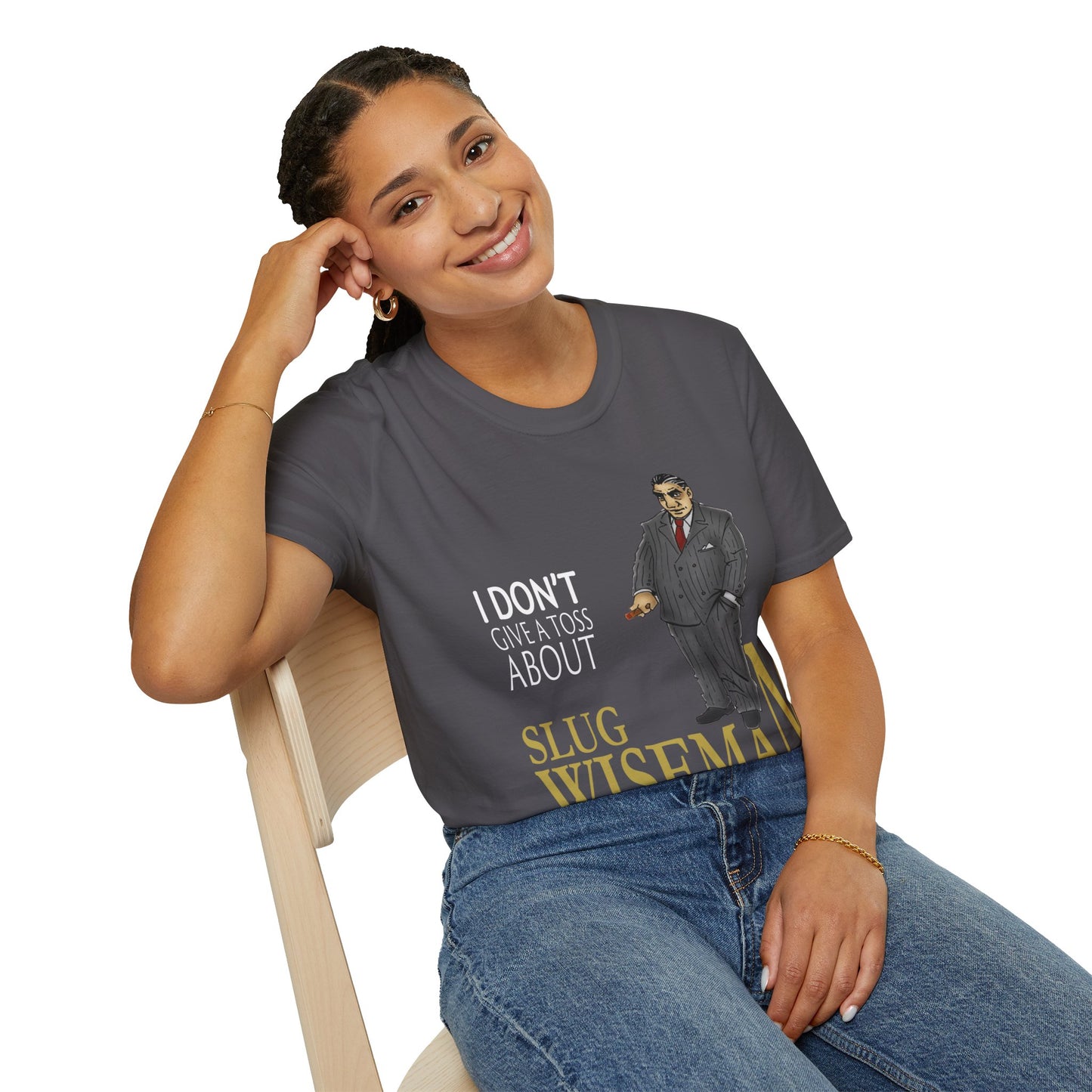 Slug Wiseman - Futsy Marlone's Signature Pose Unisex Softstyle T-Shirt