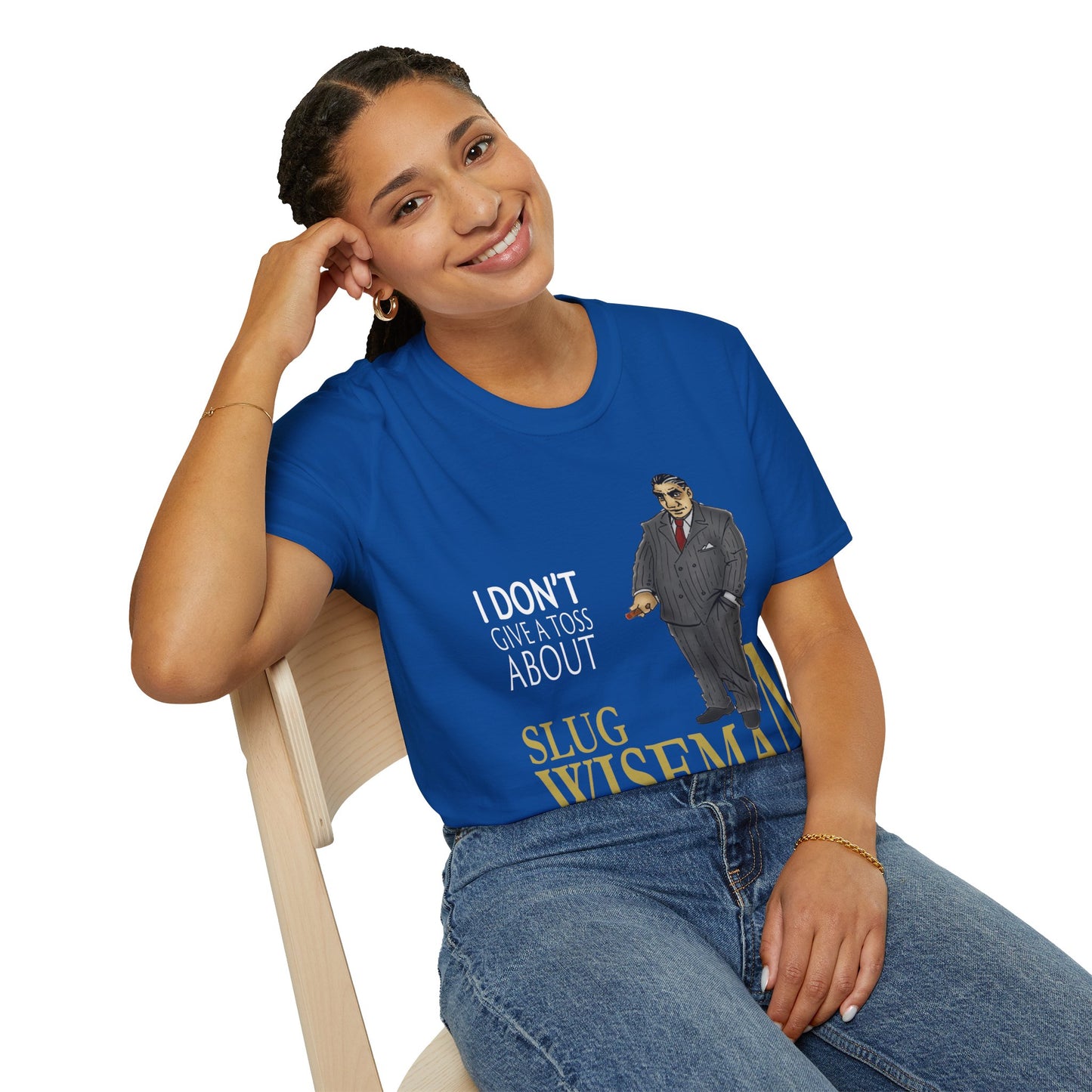 Slug Wiseman - Futsy Marlone's Signature Pose Unisex Softstyle T-Shirt