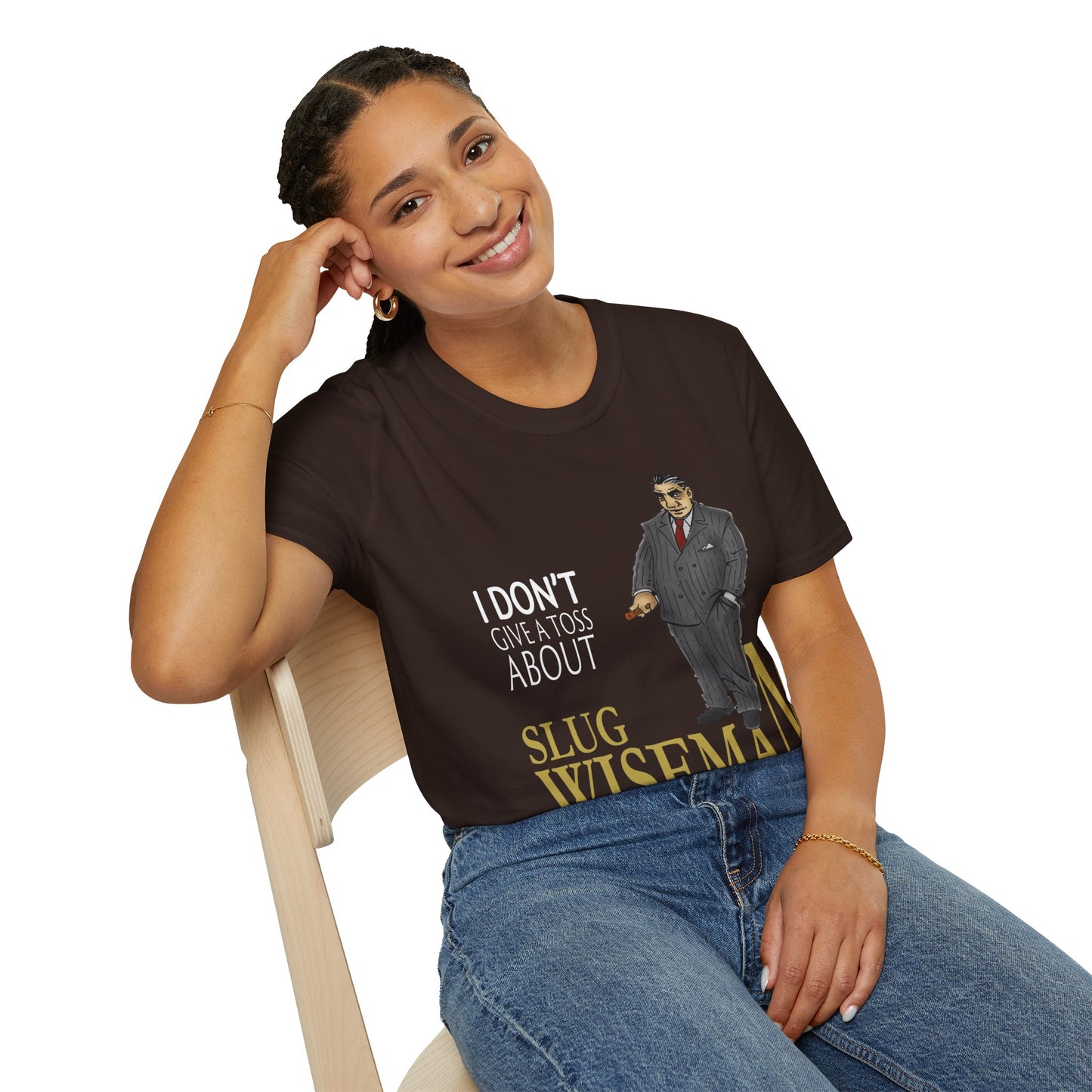 Slug Wiseman - Futsy Marlone's Signature Pose Unisex Softstyle T-Shirt