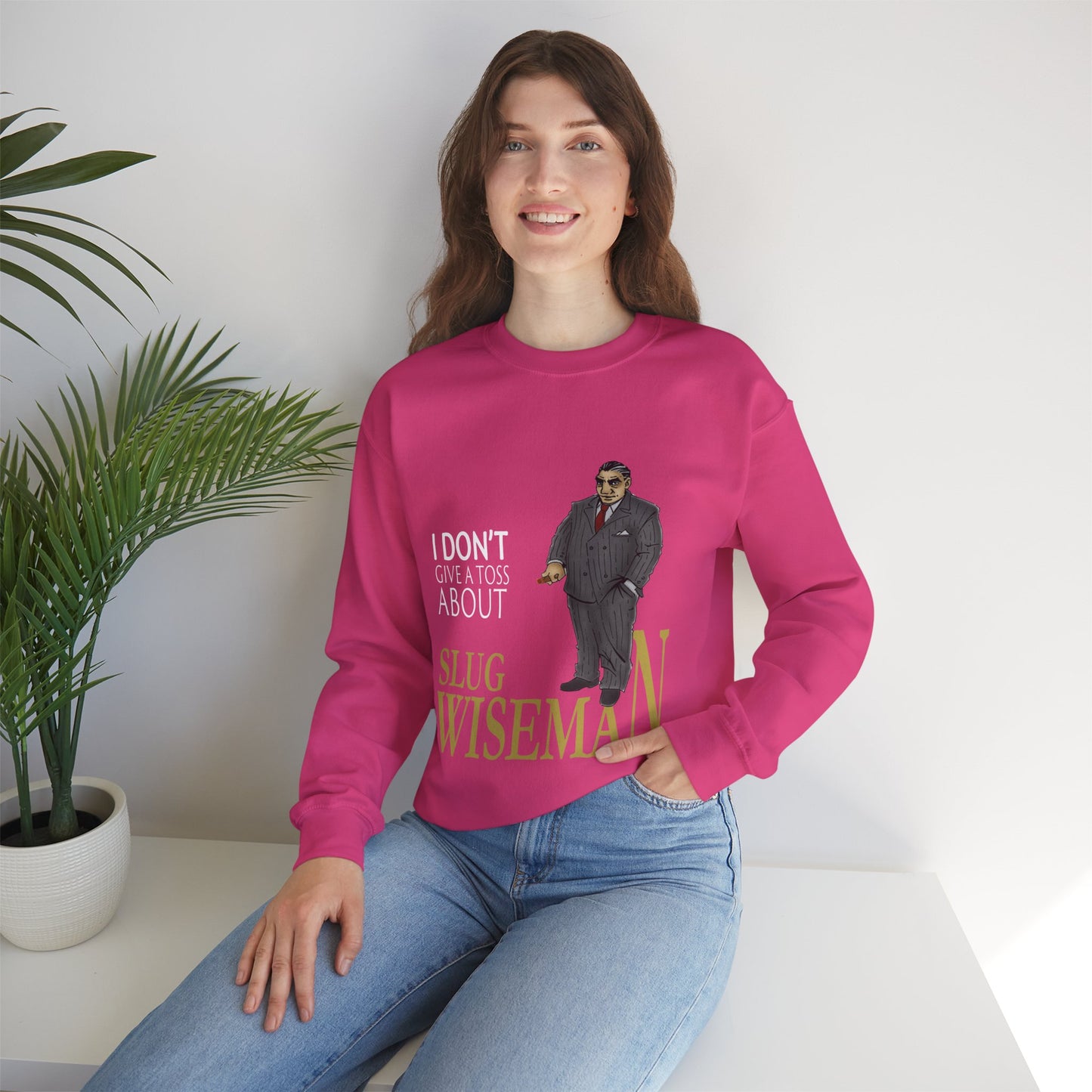 Slug Wiseman - Futsy Marlone's Signature Pose Unisex Crewneck Sweatshirt