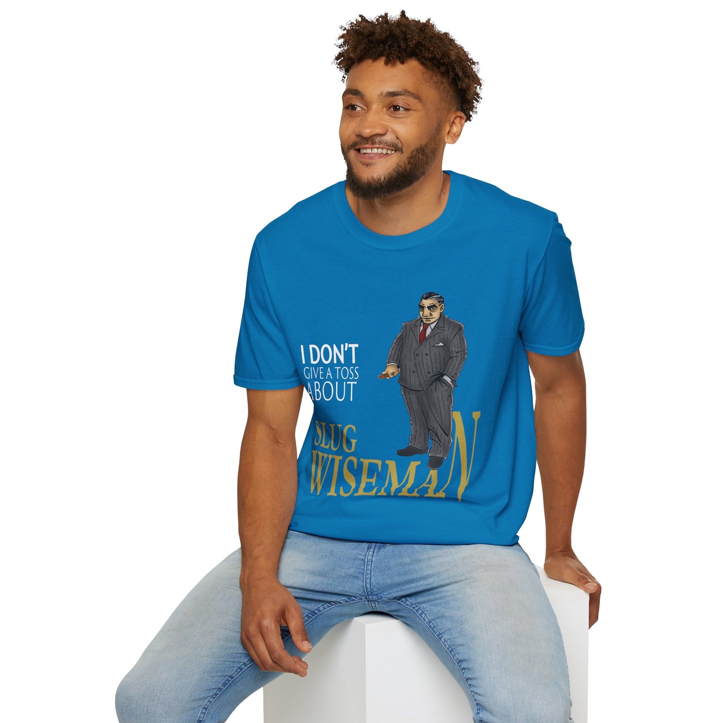 Slug Wiseman - Futsy Marlone's Signature Pose Unisex Softstyle T-Shirt