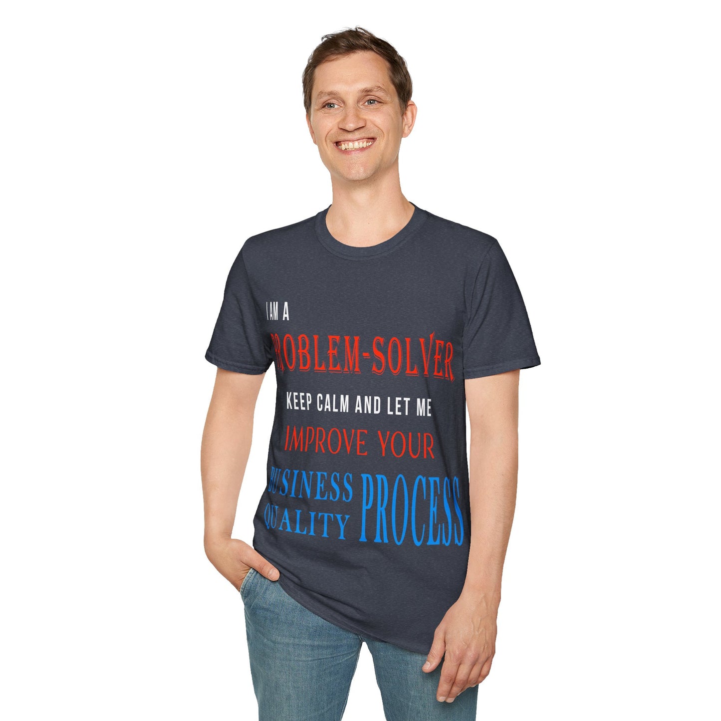 Dr. Flowers' Problem-Solver Inspirational Quote Unisex Softstyle T-Shirt