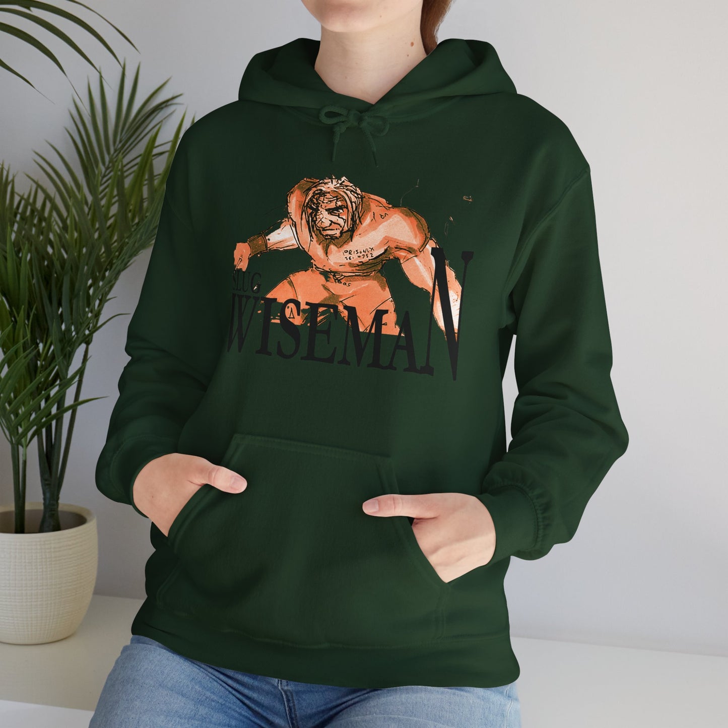 Slug Wiseman Unisex Hooded Sweatshirt