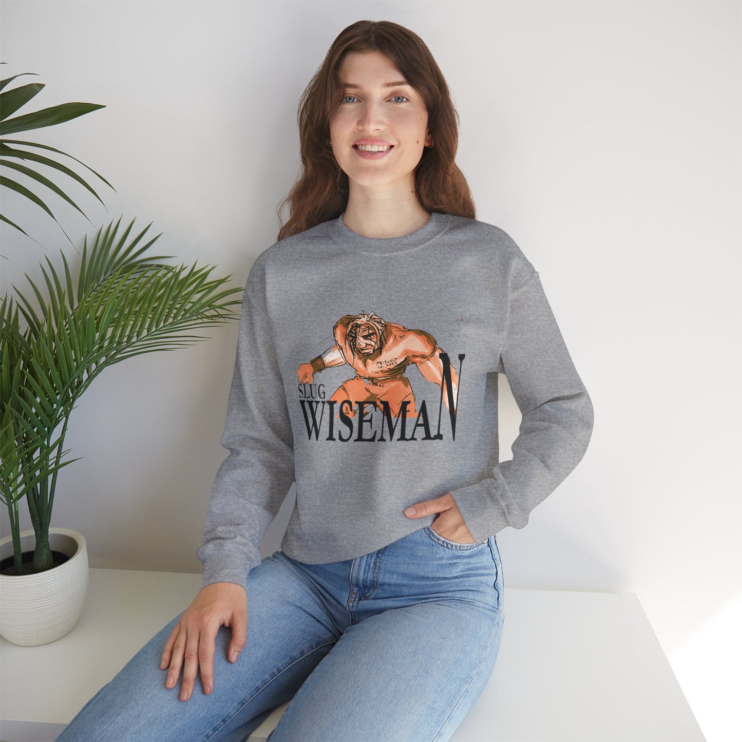 Slug Wiseman Unisex Crewneck Sweatshirt
