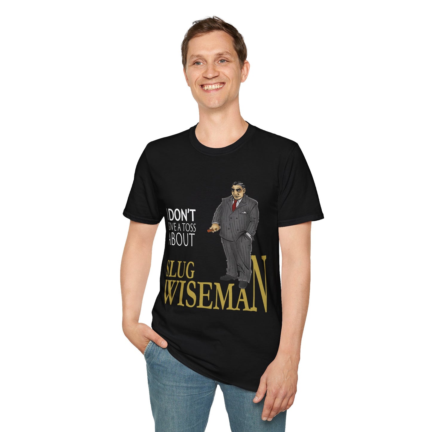 Slug Wiseman - Futsy Marlone's Signature Pose Unisex Softstyle T-Shirt