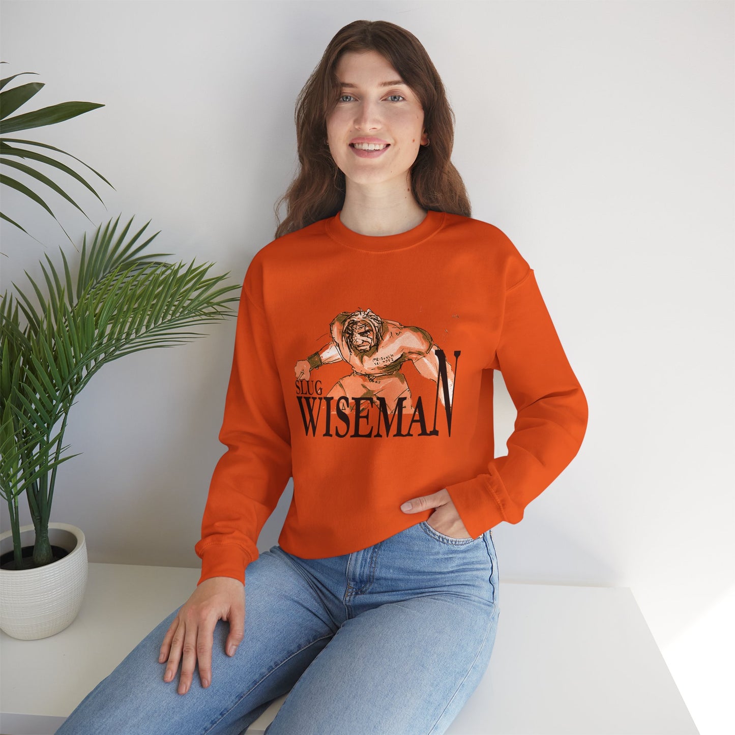 Slug Wiseman Unisex Crewneck Sweatshirt