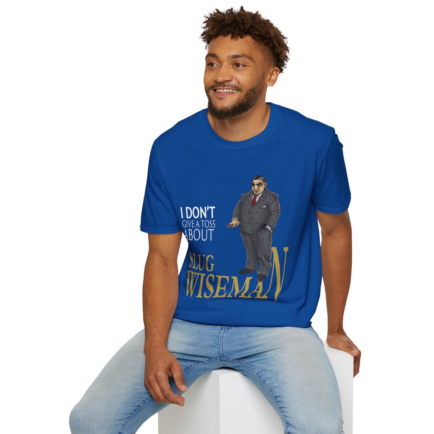 Slug Wiseman - Futsy Marlone's Signature Pose Unisex Softstyle T-Shirt