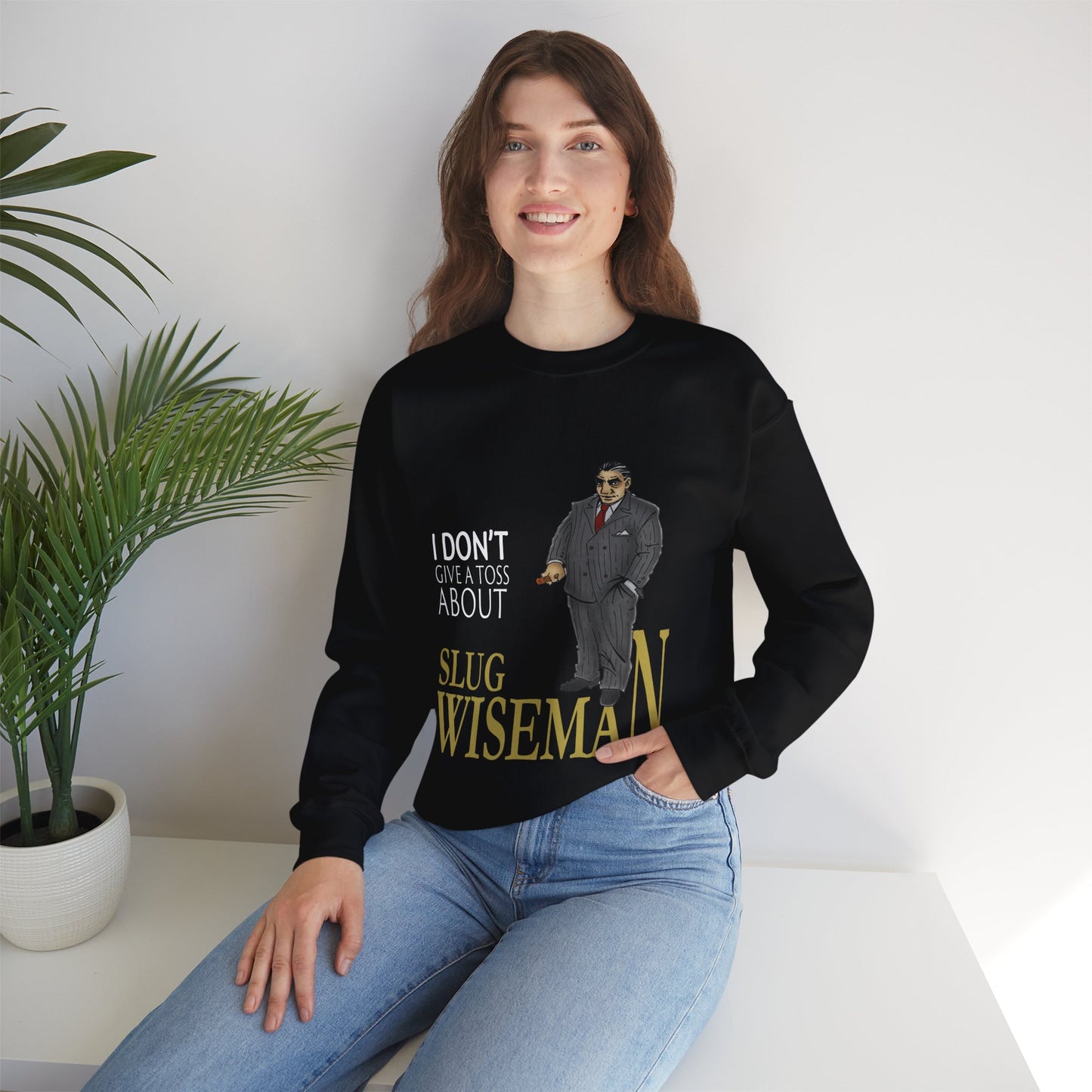 Slug Wiseman - Futsy Marlone's Signature Pose Unisex Crewneck Sweatshirt
