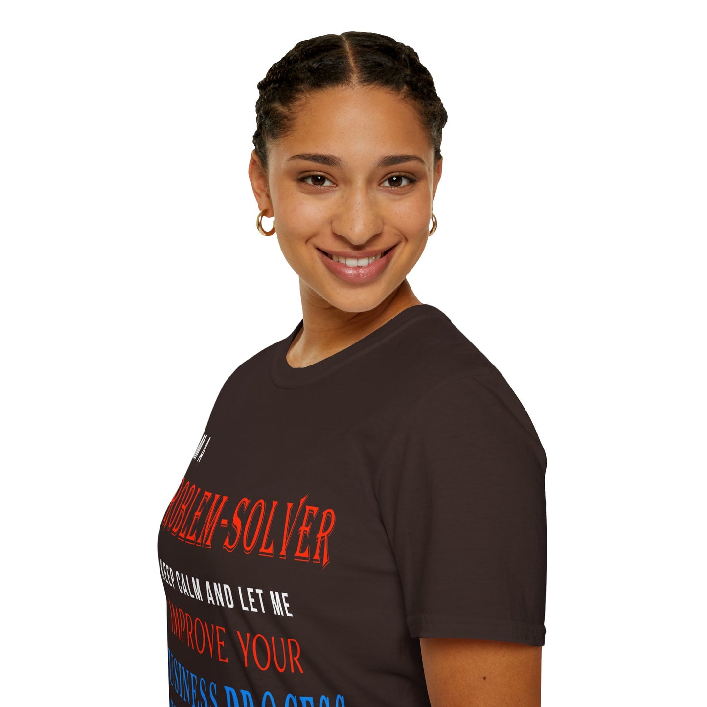 Dr. Flowers' Problem-Solver Inspirational Quote Unisex Softstyle T-Shirt