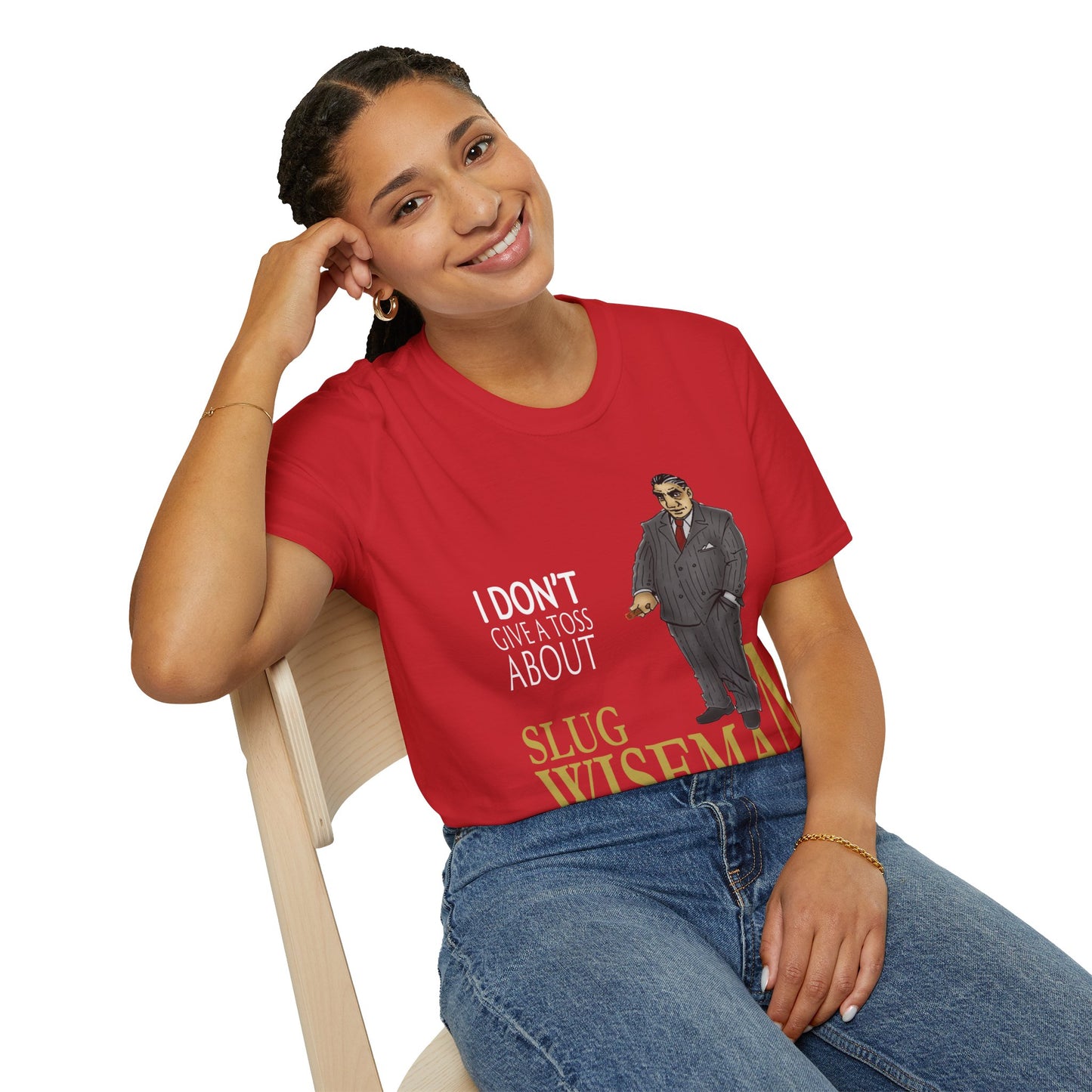 Slug Wiseman - Futsy Marlone's Signature Pose Unisex Softstyle T-Shirt