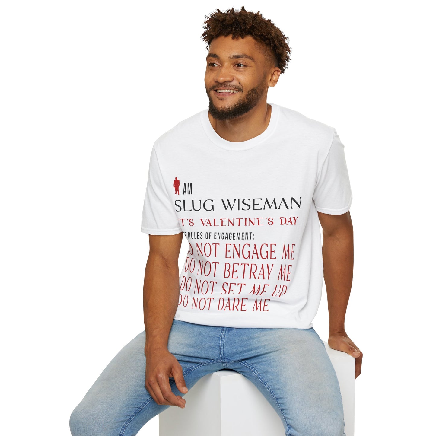 Slug Wiseman Valentine's Day Unisex Softstyle T-Shirt