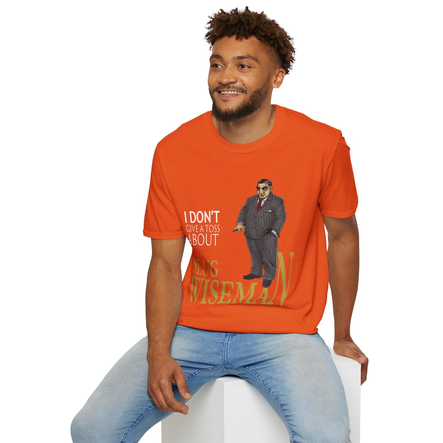 Slug Wiseman - Futsy Marlone's Signature Pose Unisex Softstyle T-Shirt