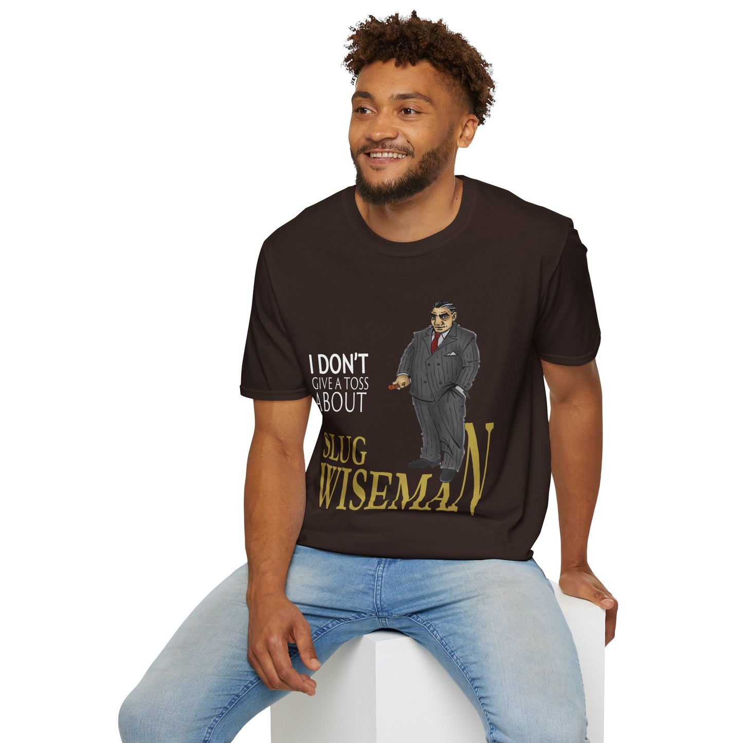 Slug Wiseman - Futsy Marlone's Signature Pose Unisex Softstyle T-Shirt