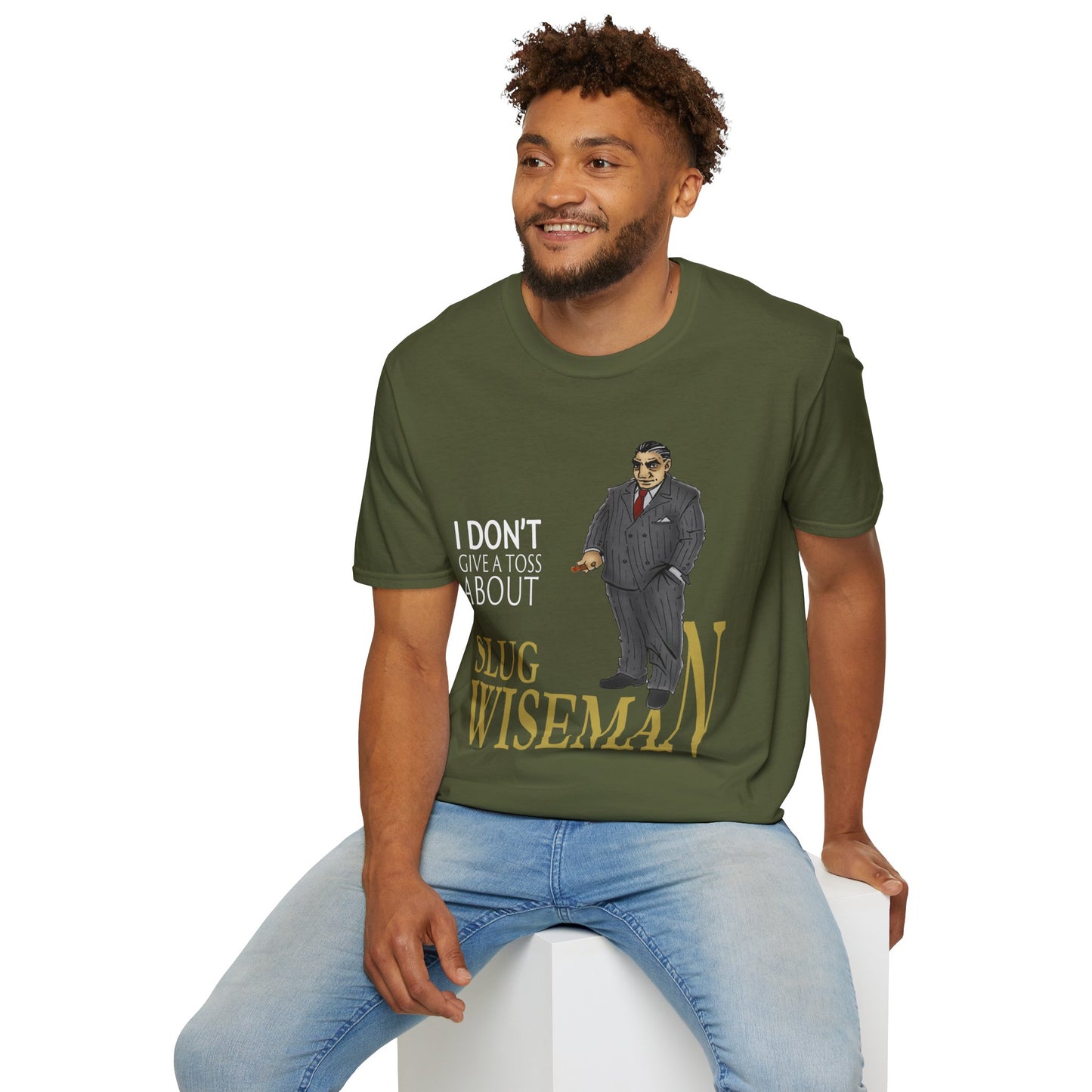 Slug Wiseman - Futsy Marlone's Signature Pose Unisex Softstyle T-Shirt