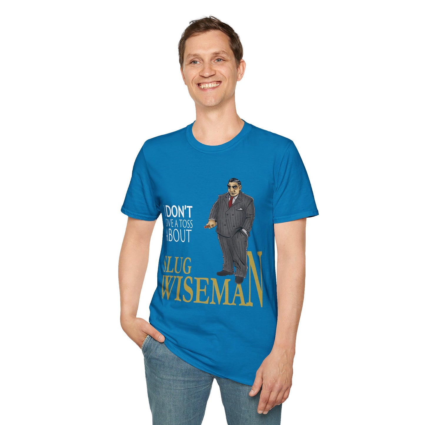 Slug Wiseman - Futsy Marlone's Signature Pose Unisex Softstyle T-Shirt